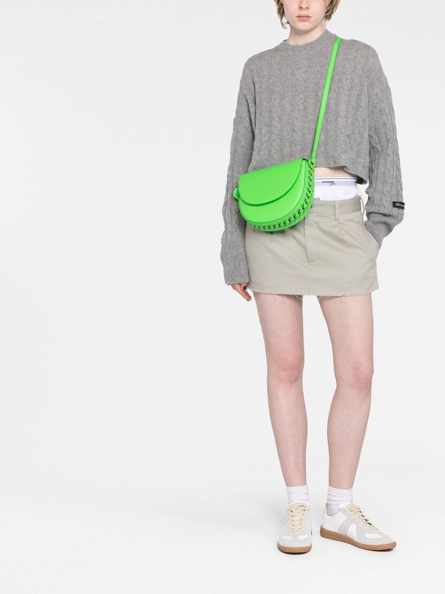 Stella medium flap shoulder bag