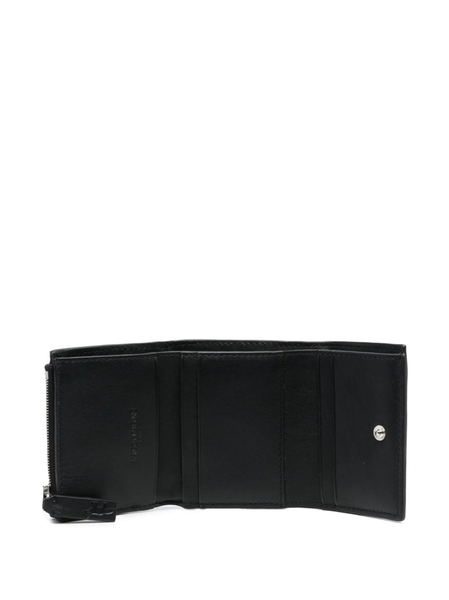 logo-detail leather wallet