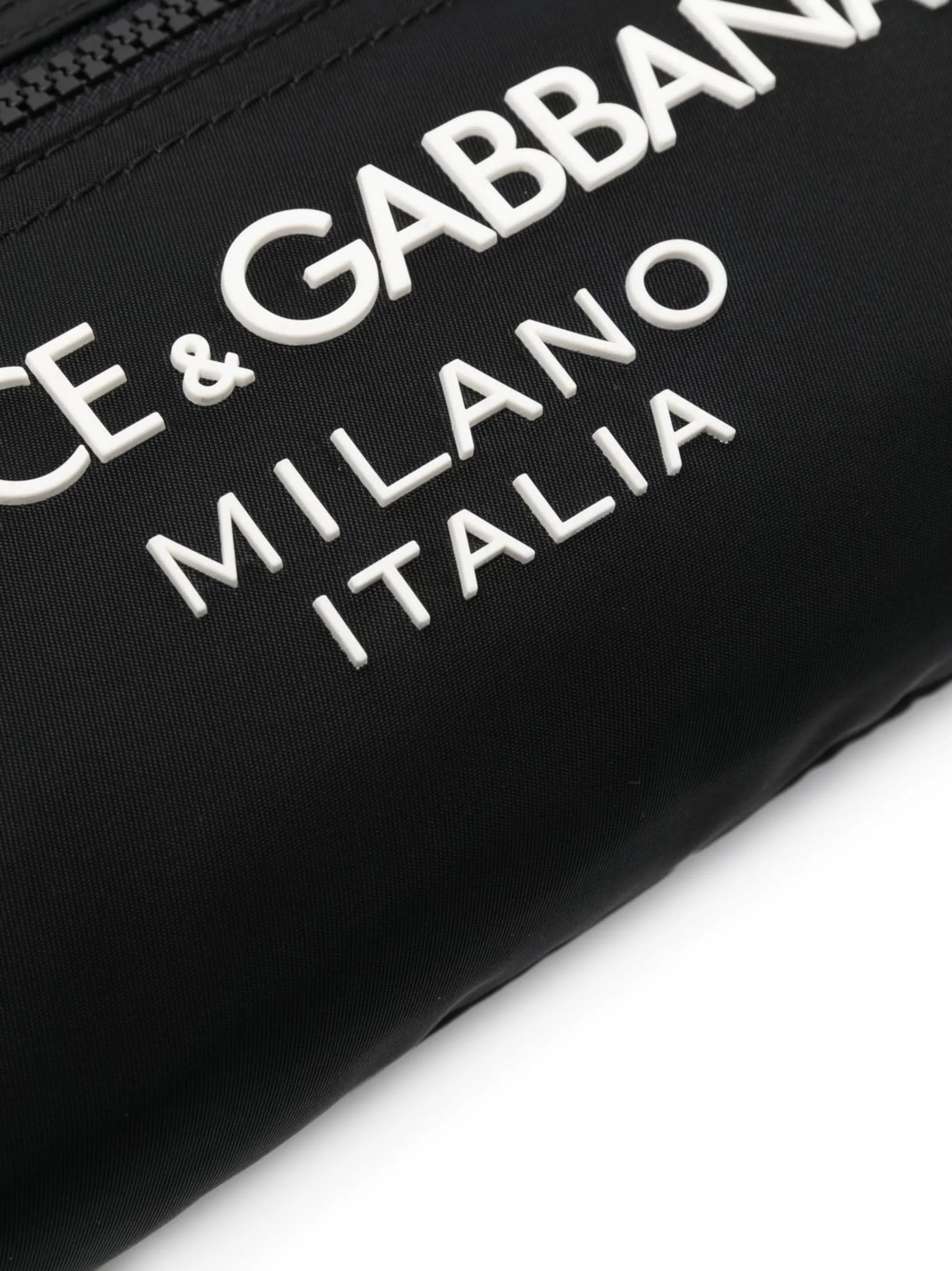 embossed-logo belt bag