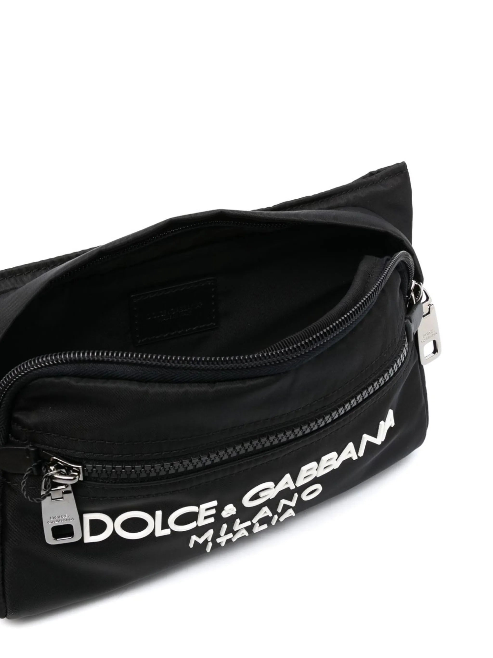 embossed-logo belt bag