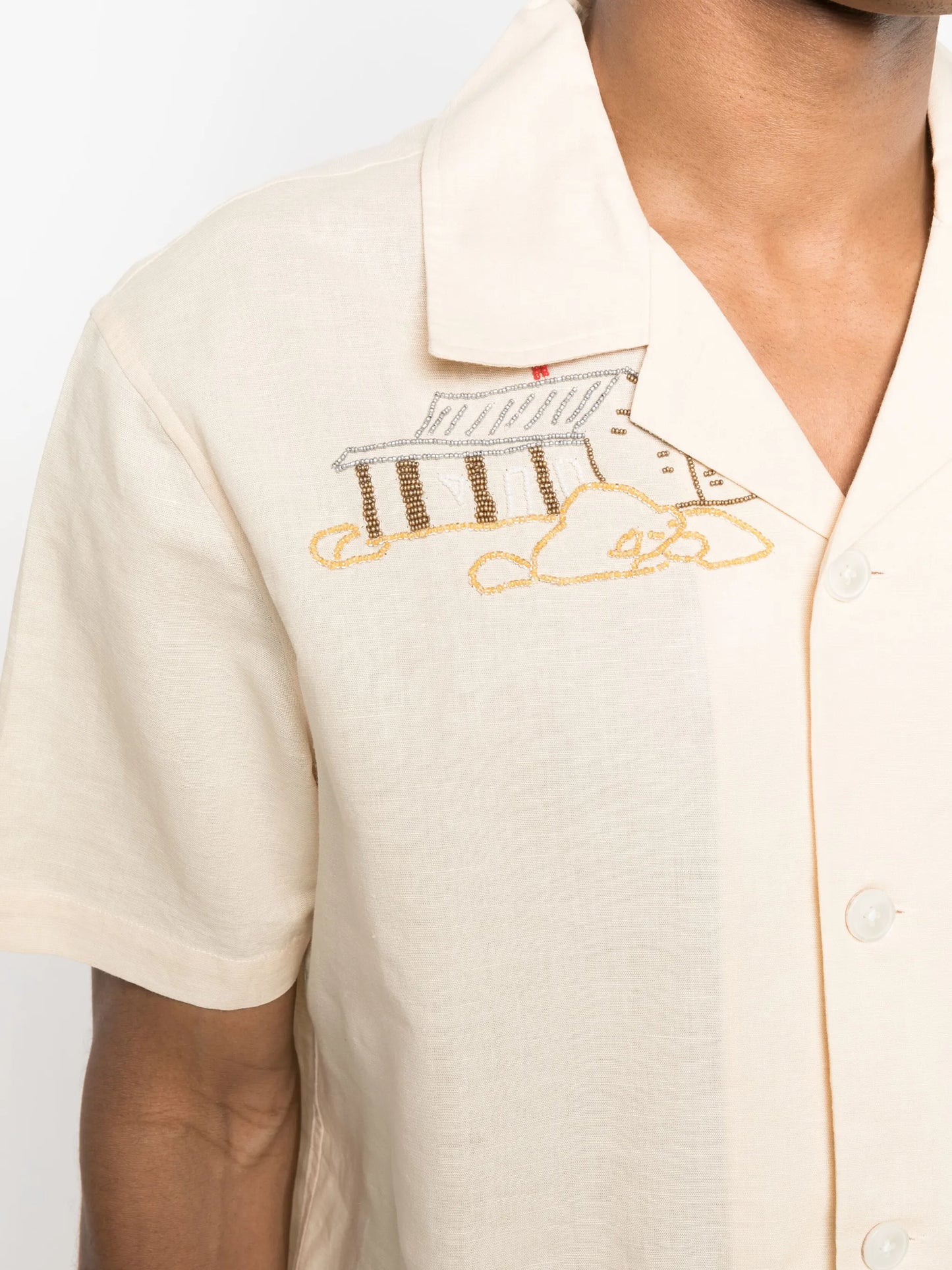 Buckaroo bead-embellished shirt