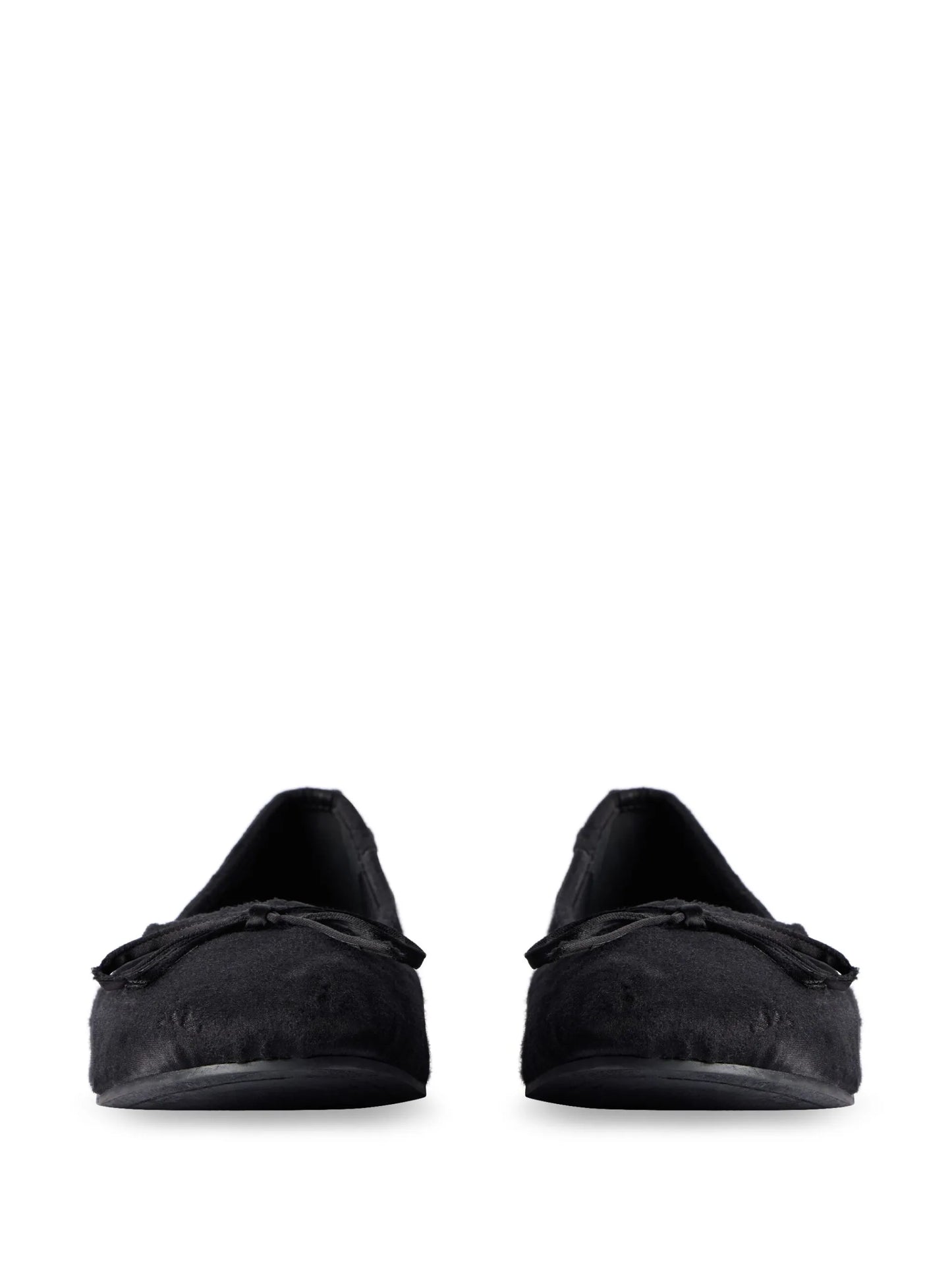 Leopold satin ballerina shoes