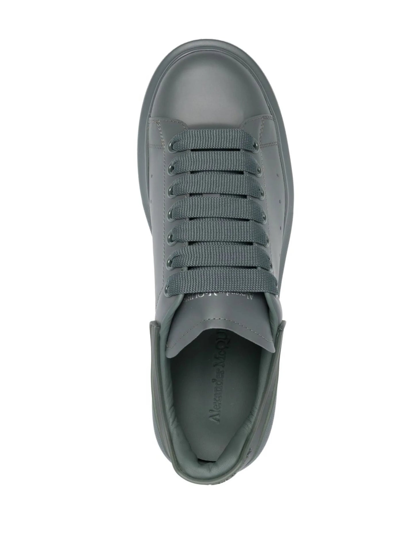 Oversized lace-up sneakers