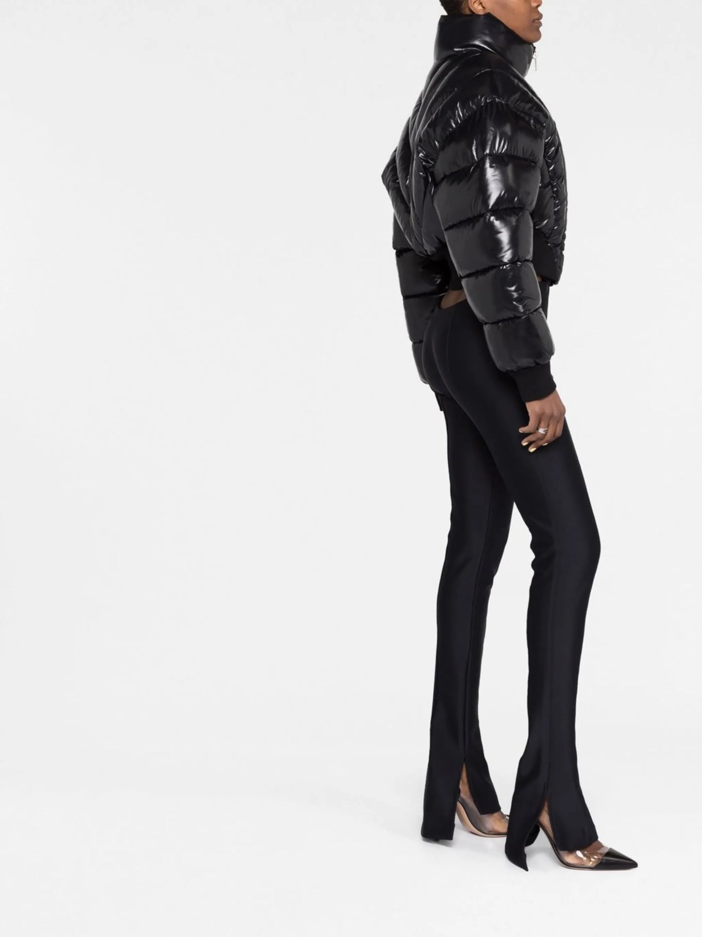 cropped puffer jacket