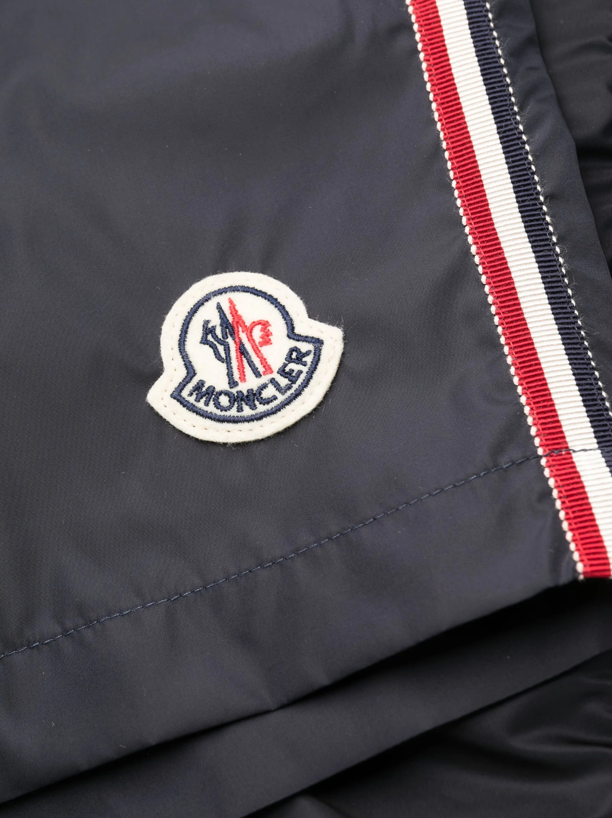 logo-patch swim shorts