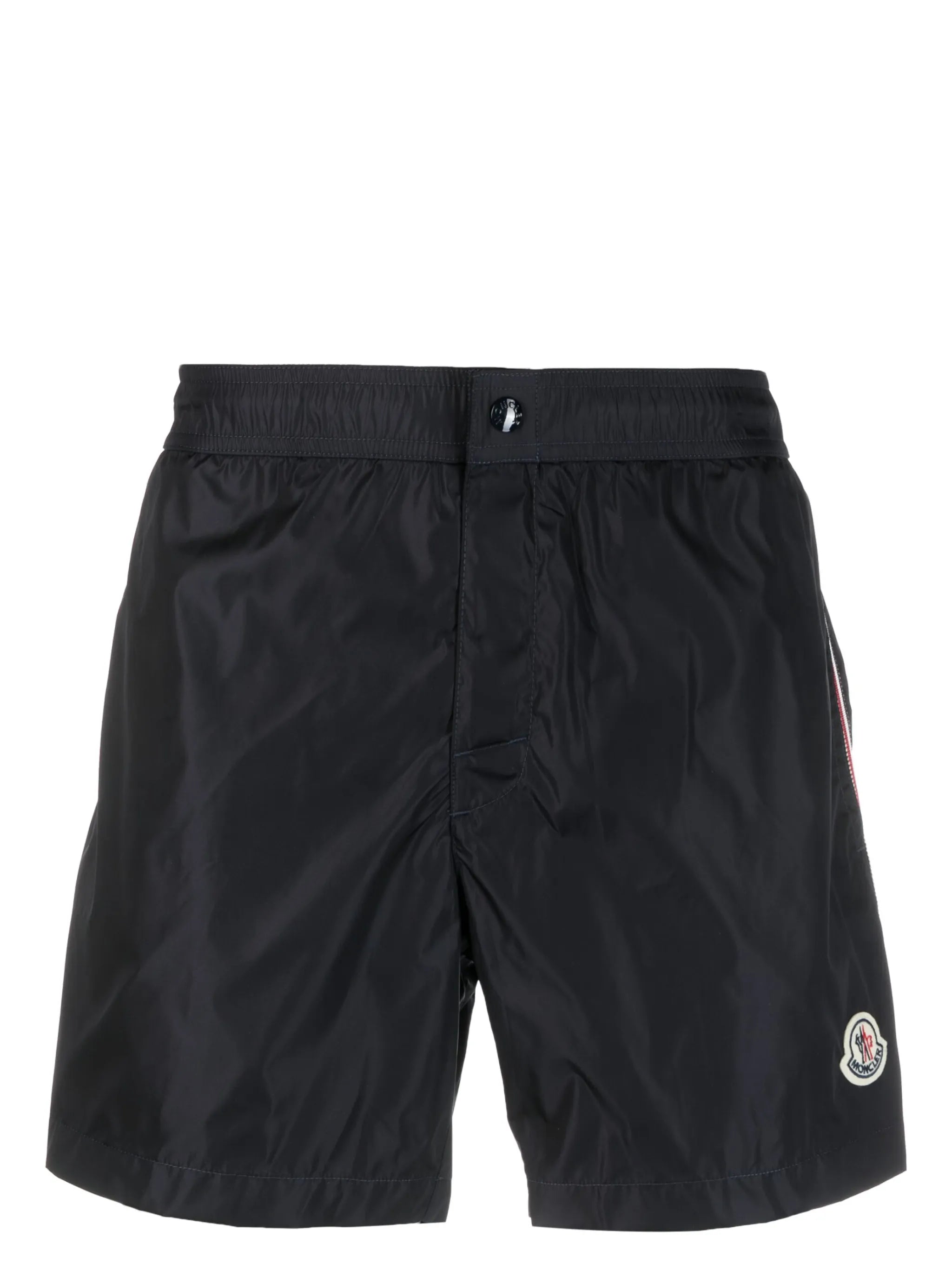 logo-patch swim shorts