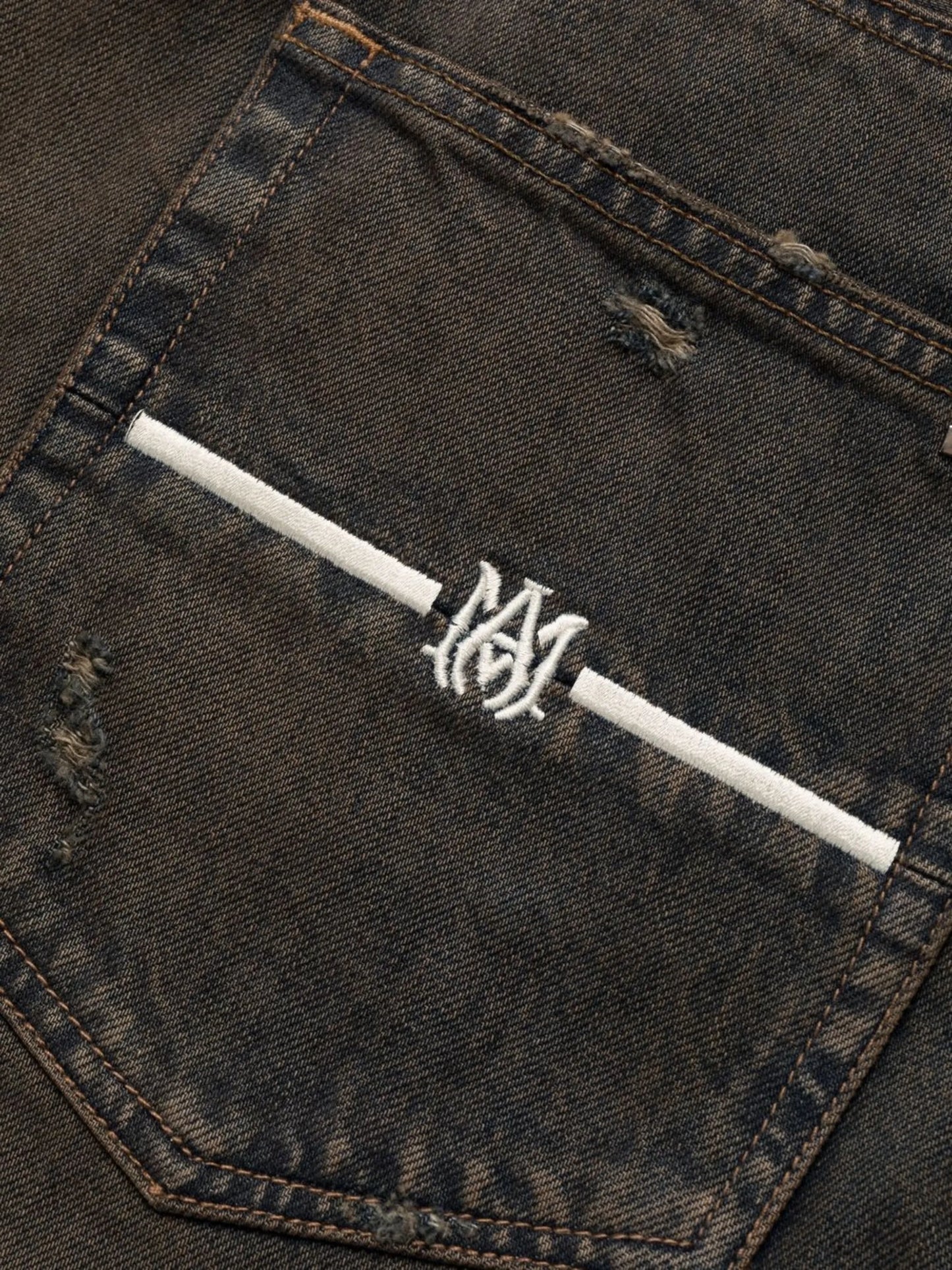 MA Bar Pocket straight jeans