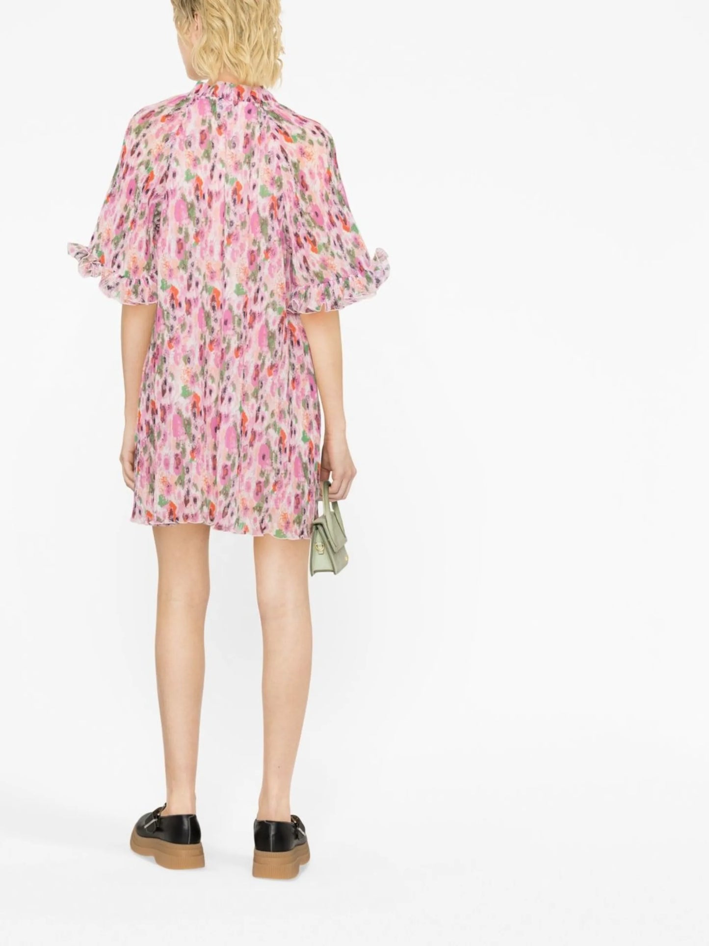 floral-print minidress