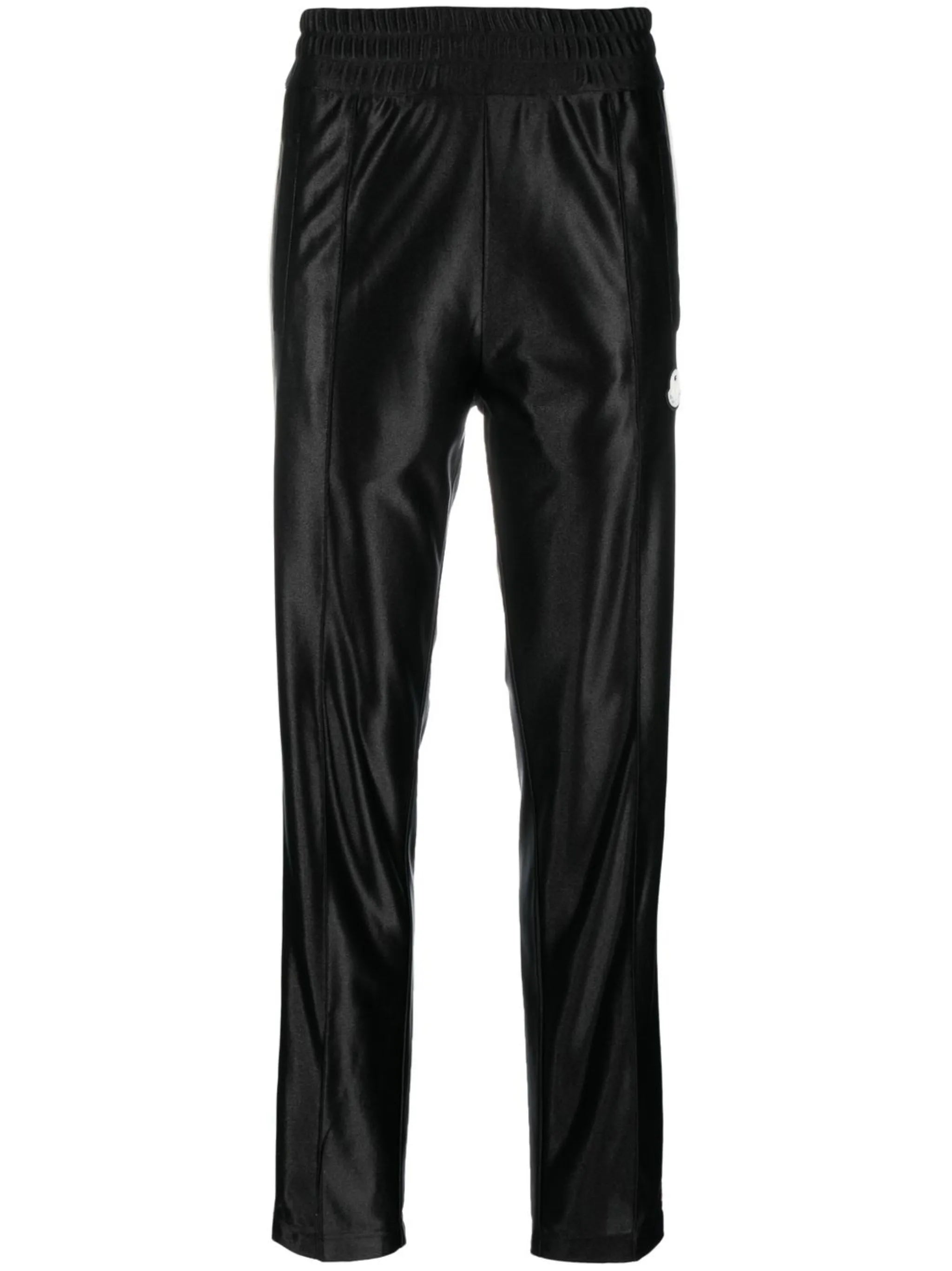 logo-patch stripe-detail track pants