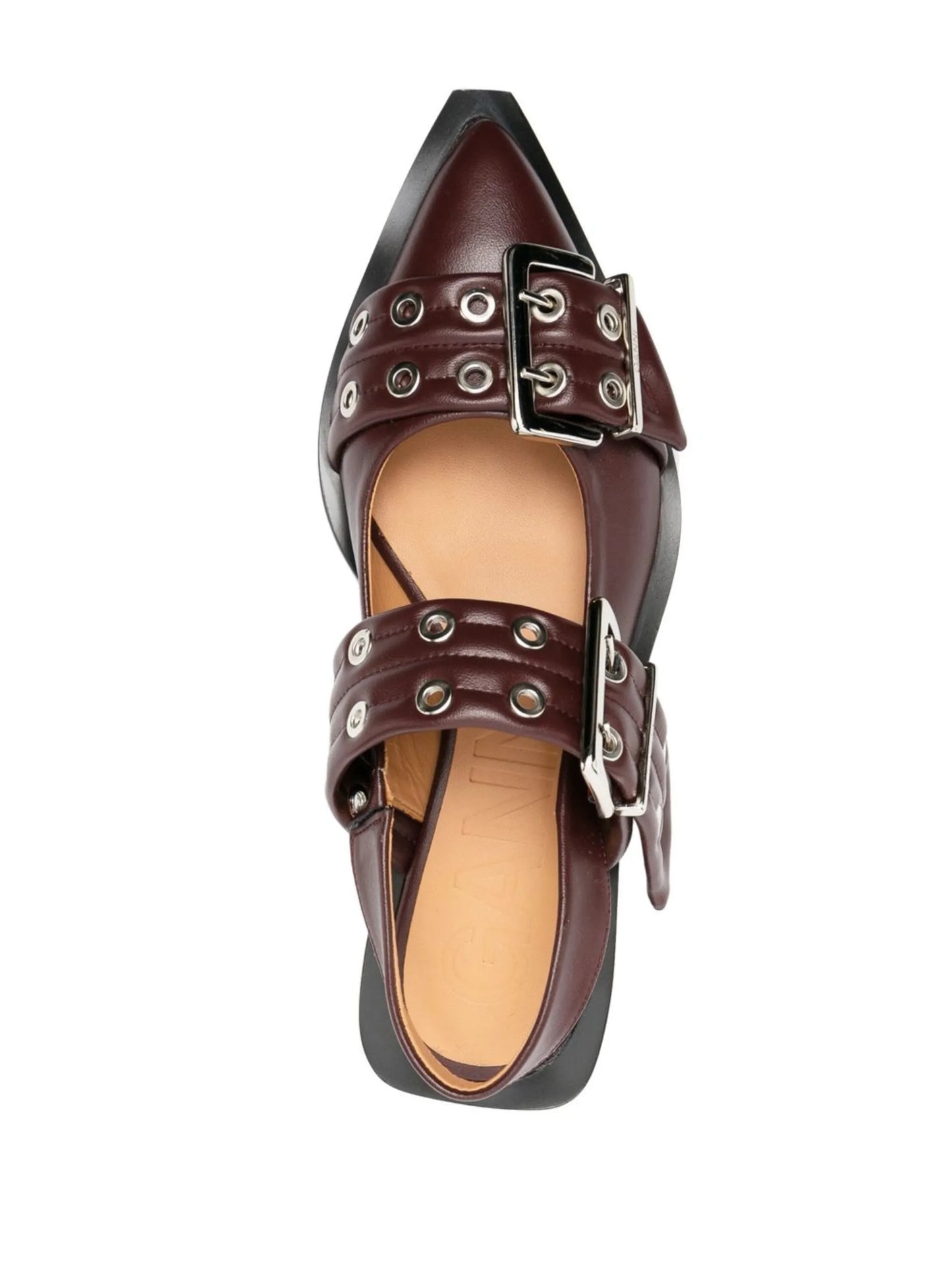 buckle-detail pointed sandals