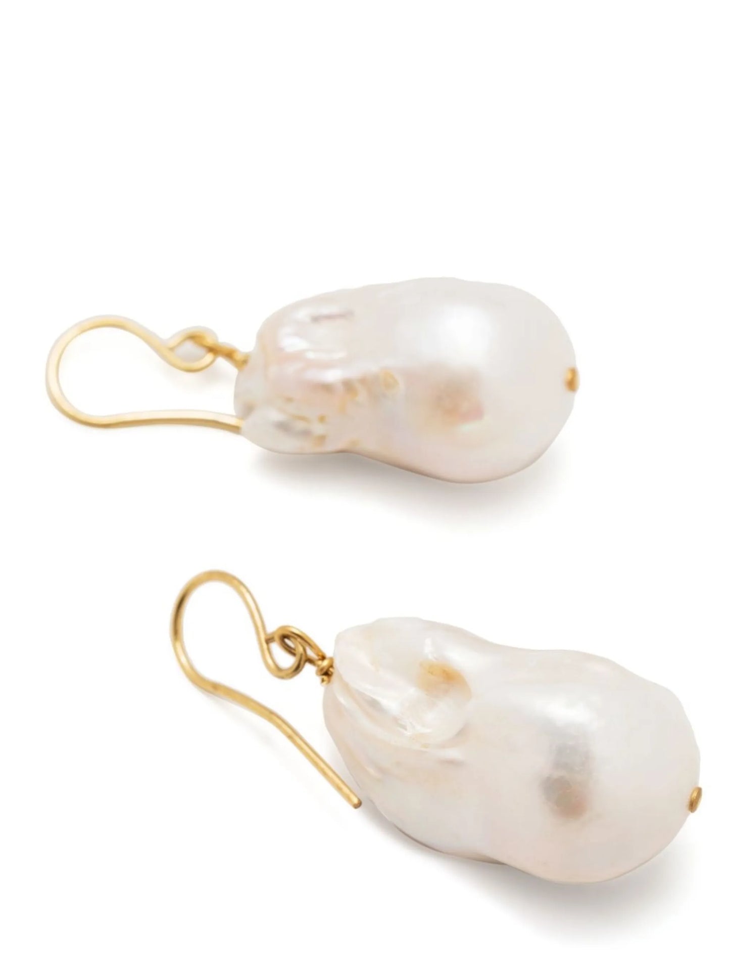 pearl-detail drop earrings