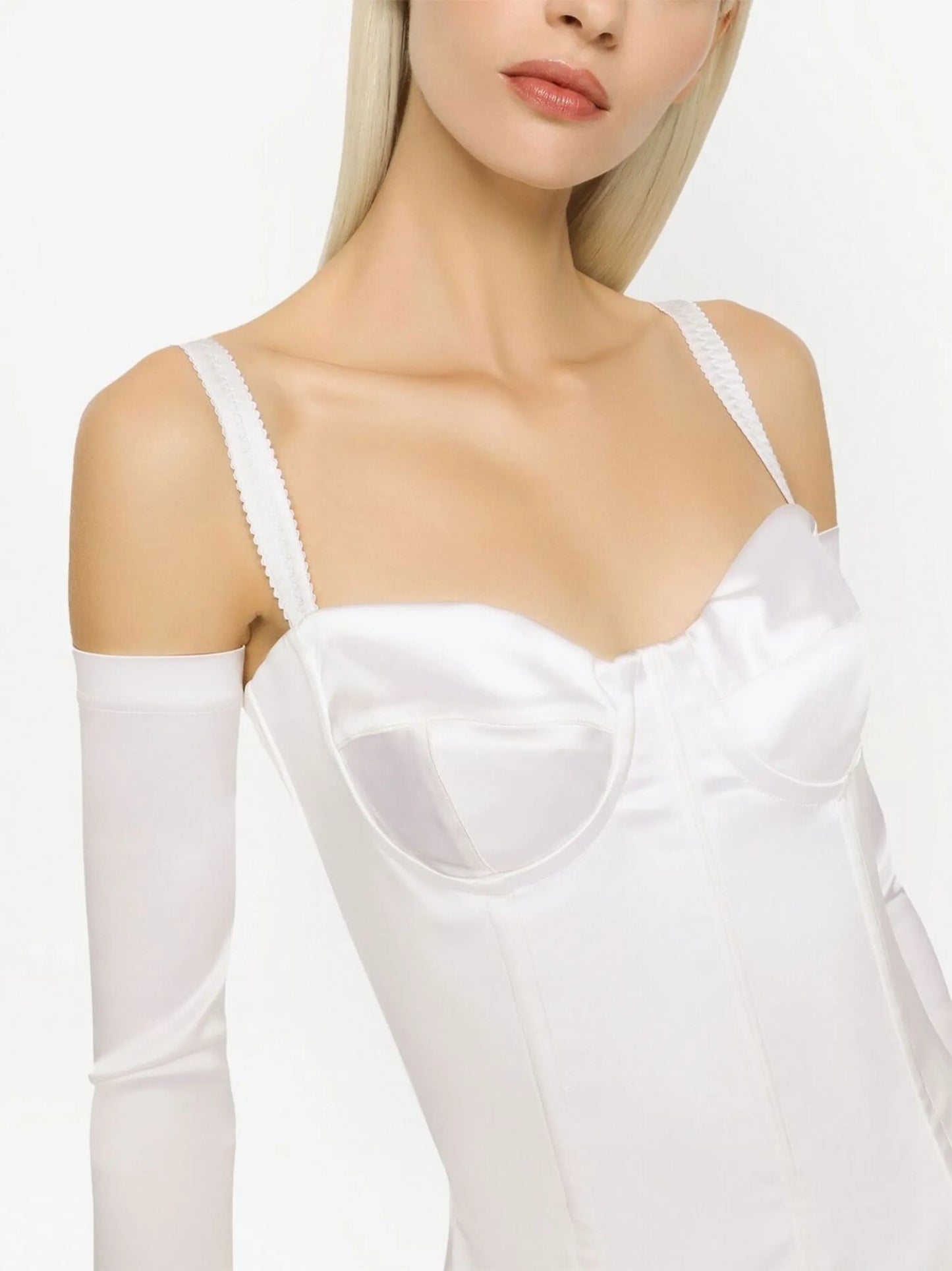 KIM DOLCE&GABBANA satin minidress