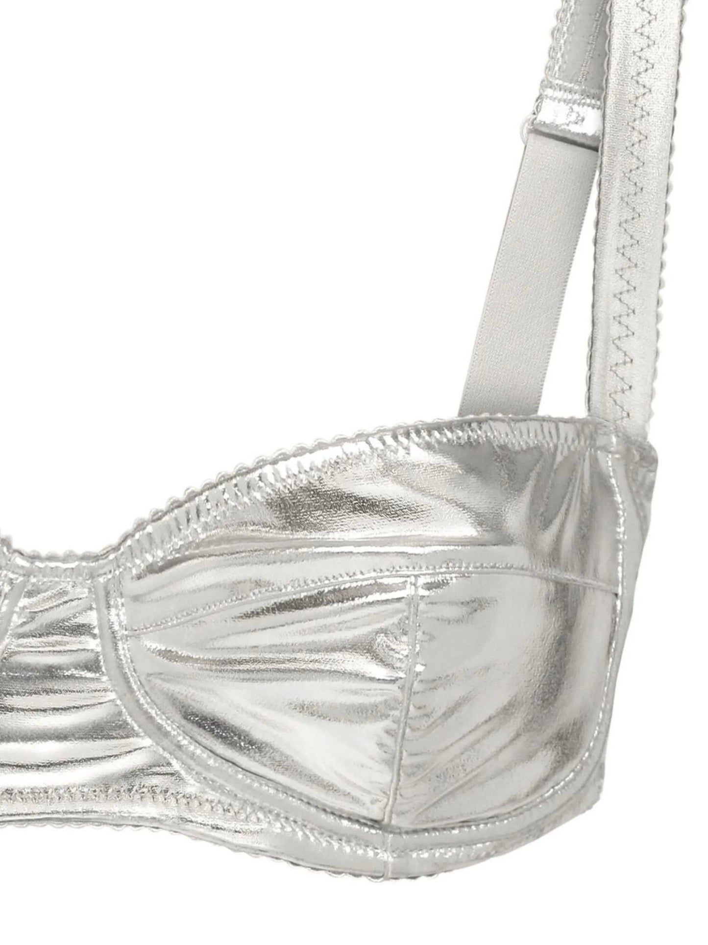 KIM DOLCE&GABBANA coated balconette bra