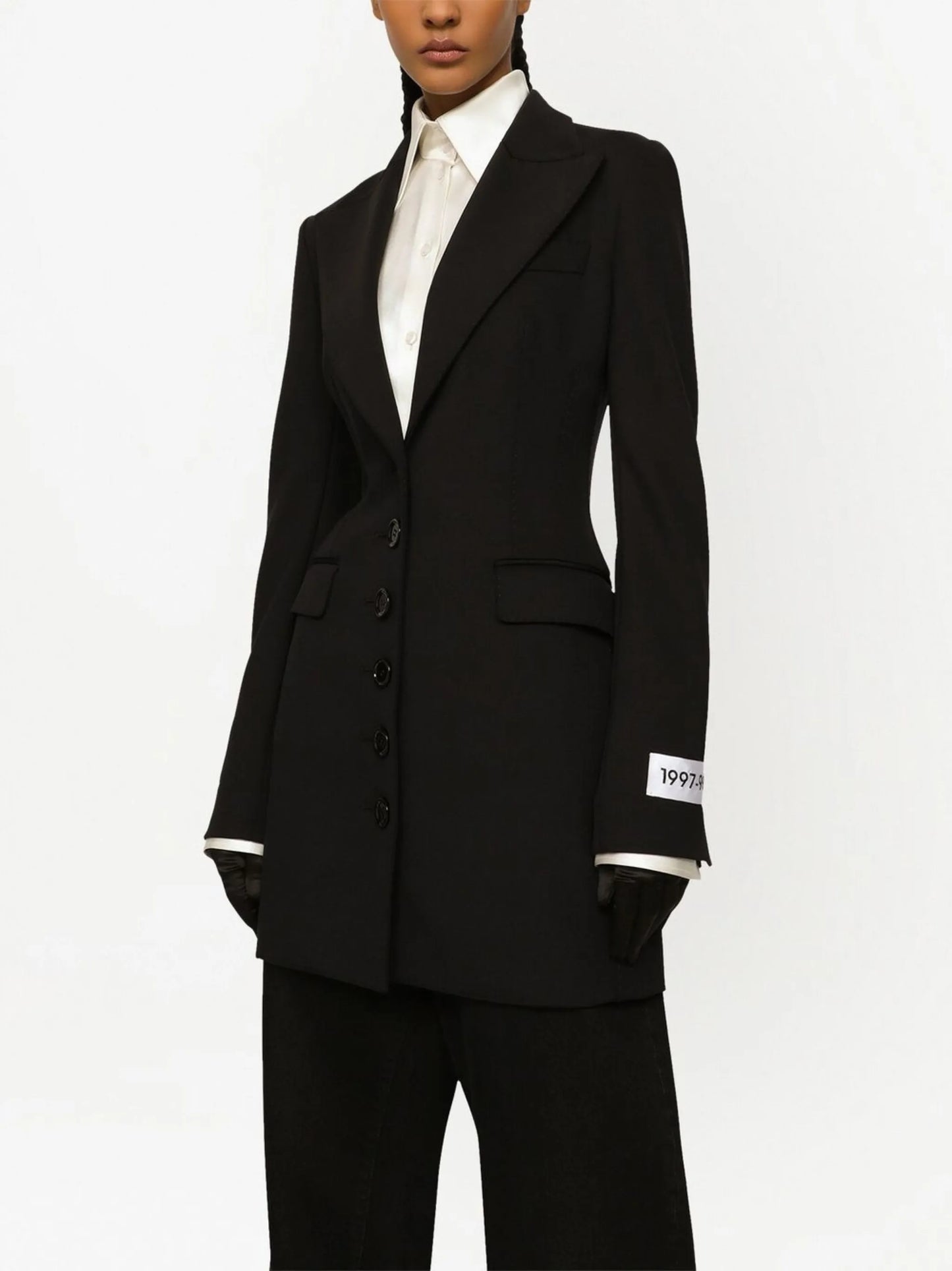 KIM DOLCE&GABBANA fitted peak-lapel blazer