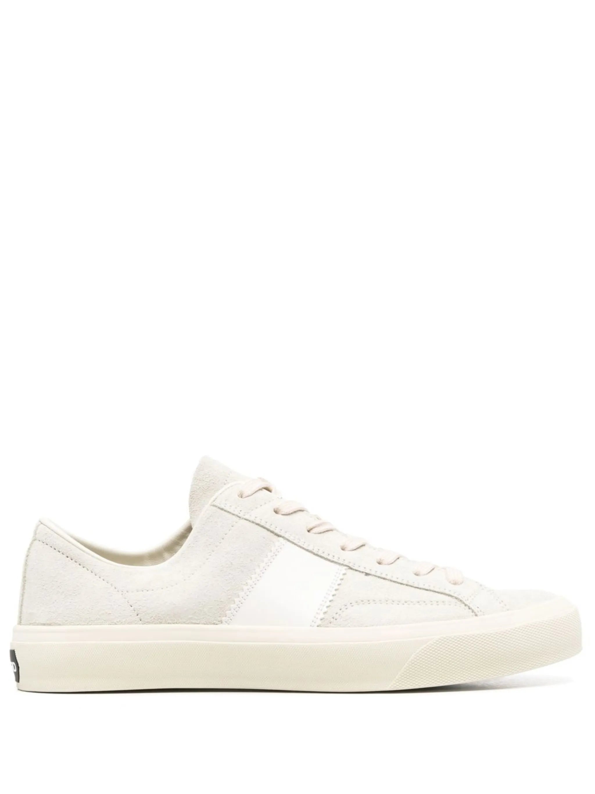logo-patch lace-up sneakers