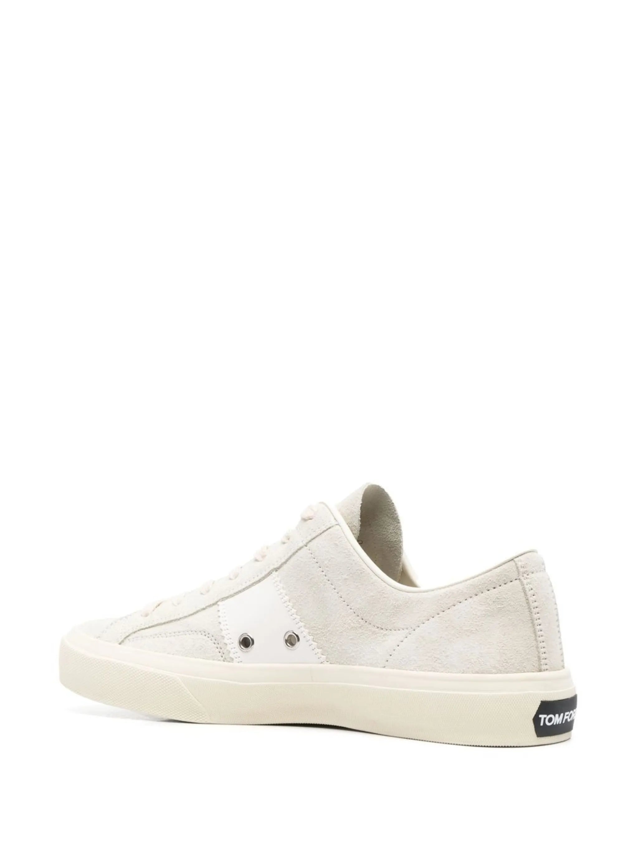 logo-patch lace-up sneakers