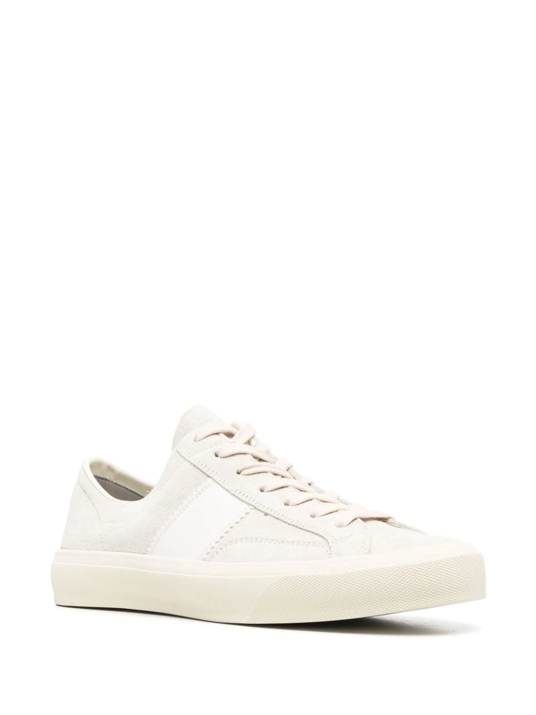 logo-patch lace-up sneakers