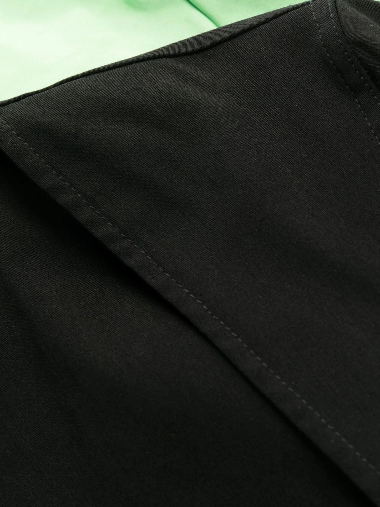 two-tone puffball minidress