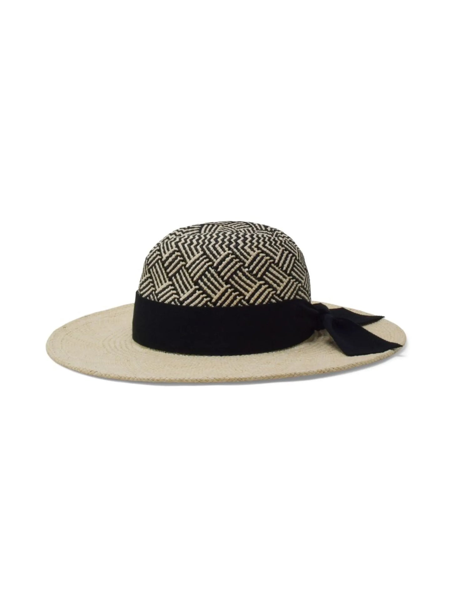 Jeanne patterned fedora hat