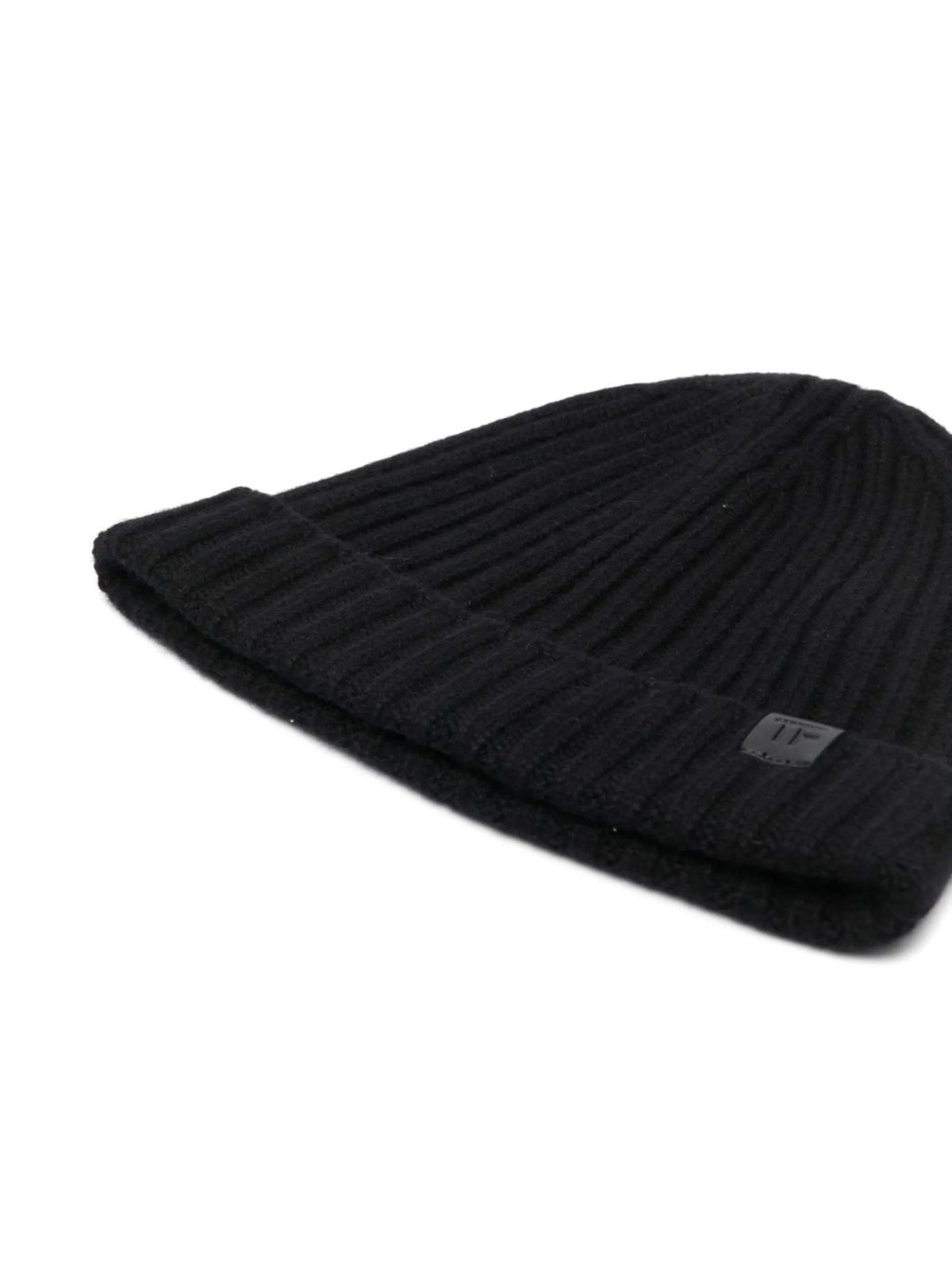 ribbed-knit beanie hat