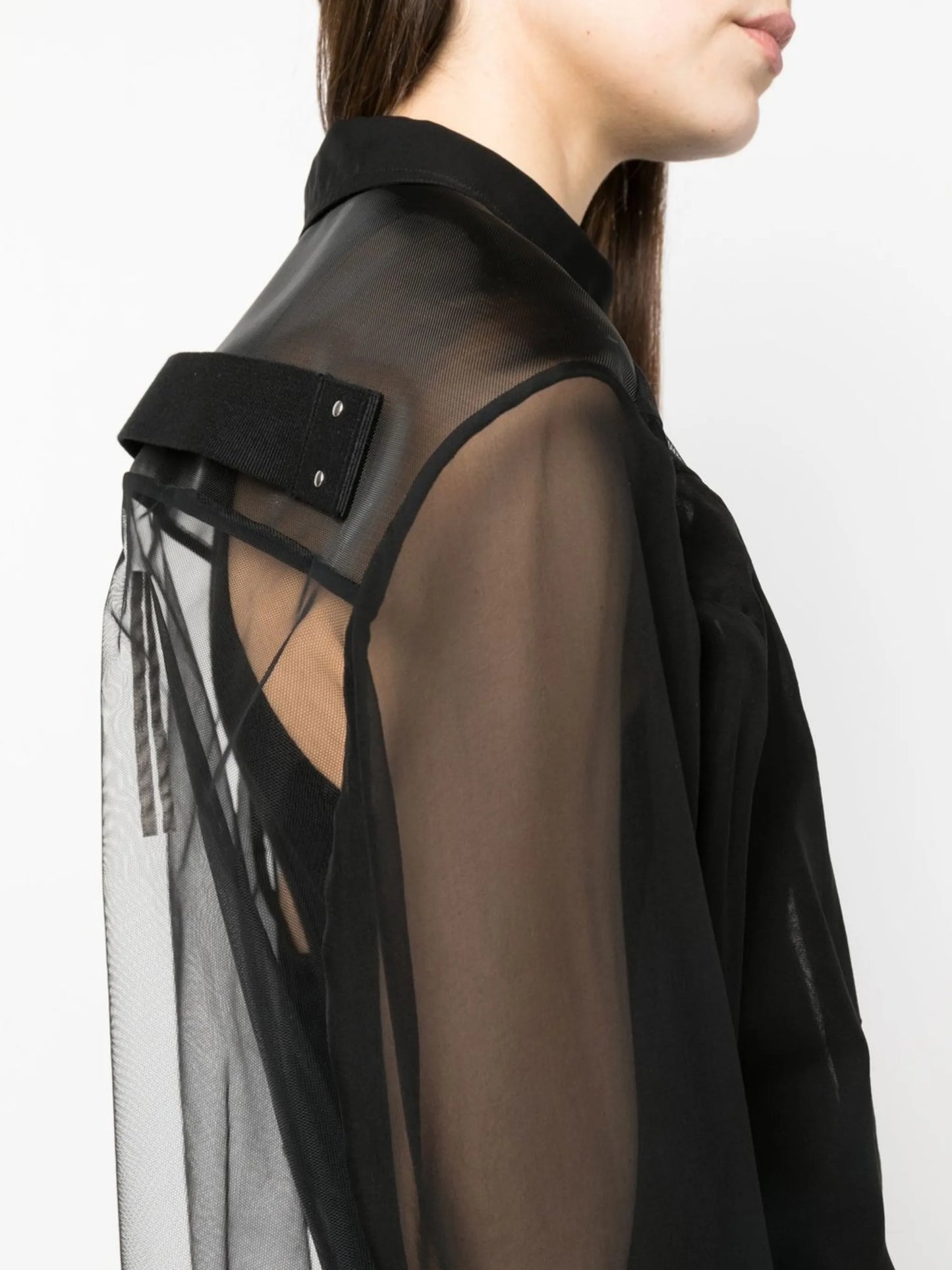 utility see-through shirt