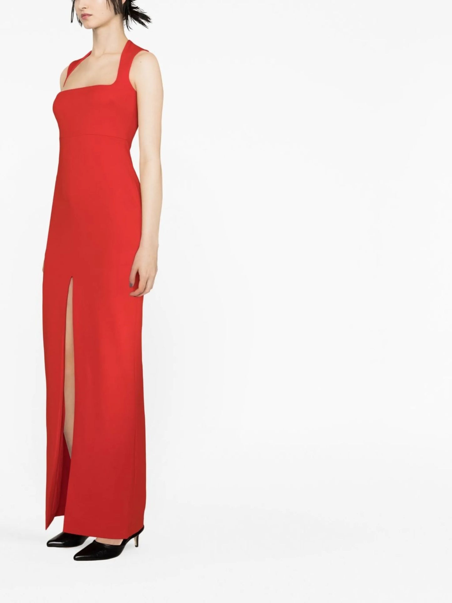 Sofia square-neck maxi dress
