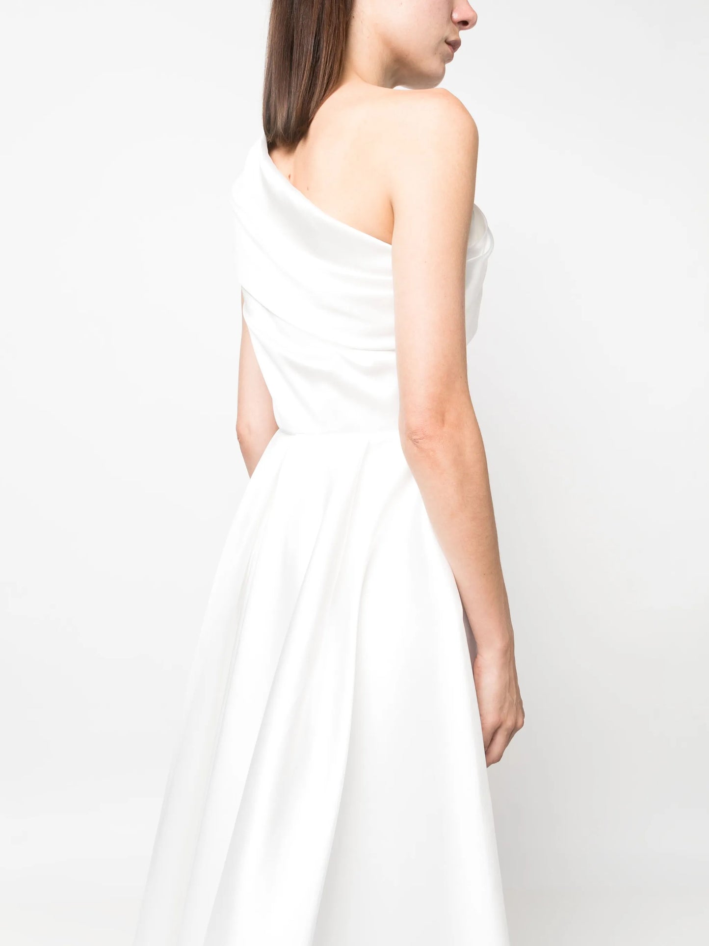 Alba one-shoulder gown