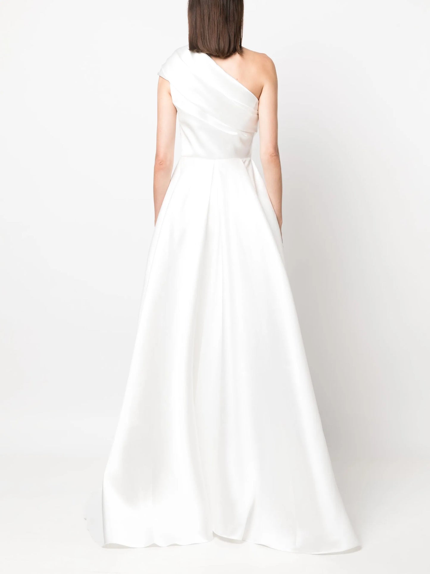 Alba one-shoulder gown