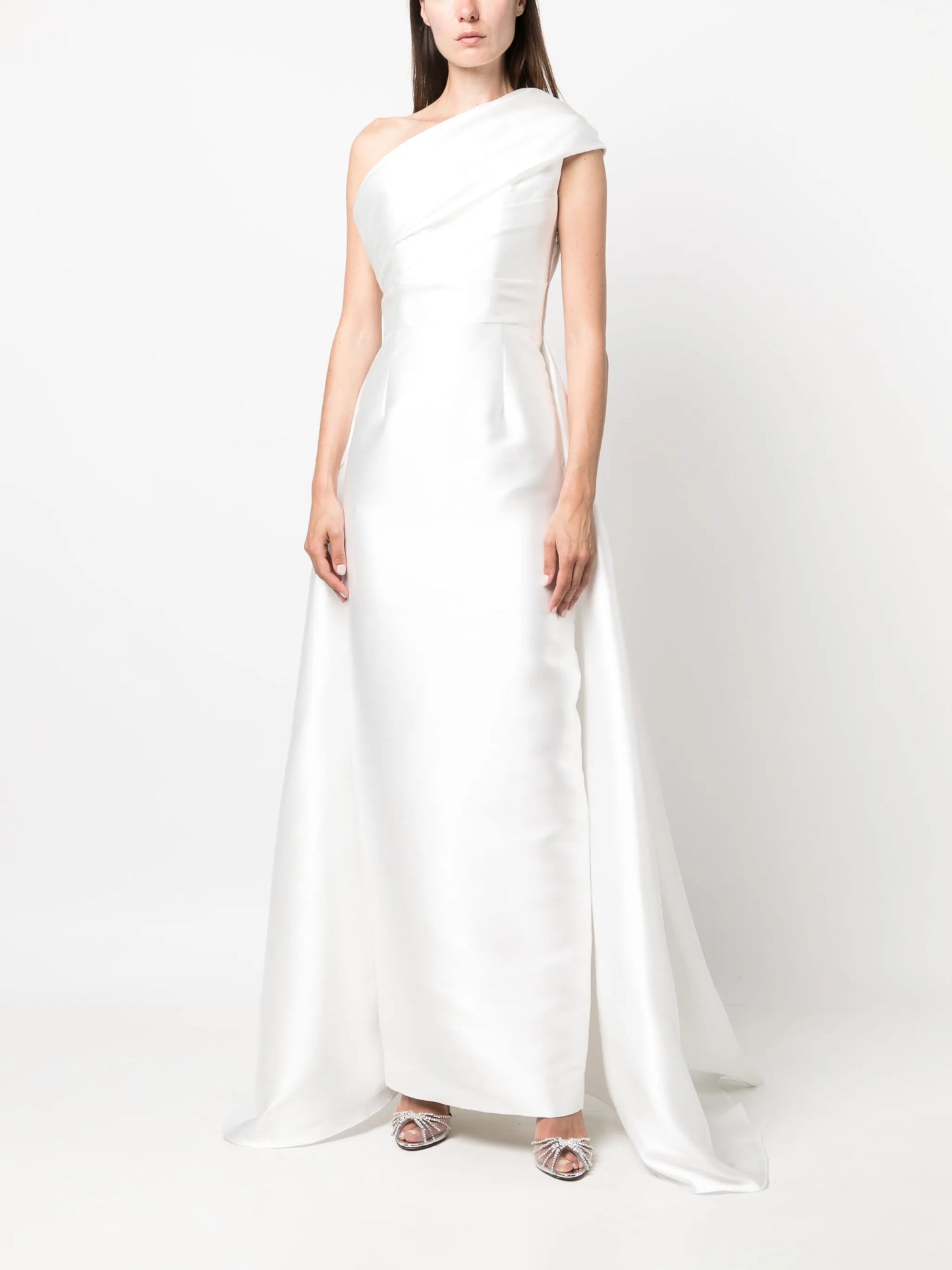 Alba one-shoulder gown