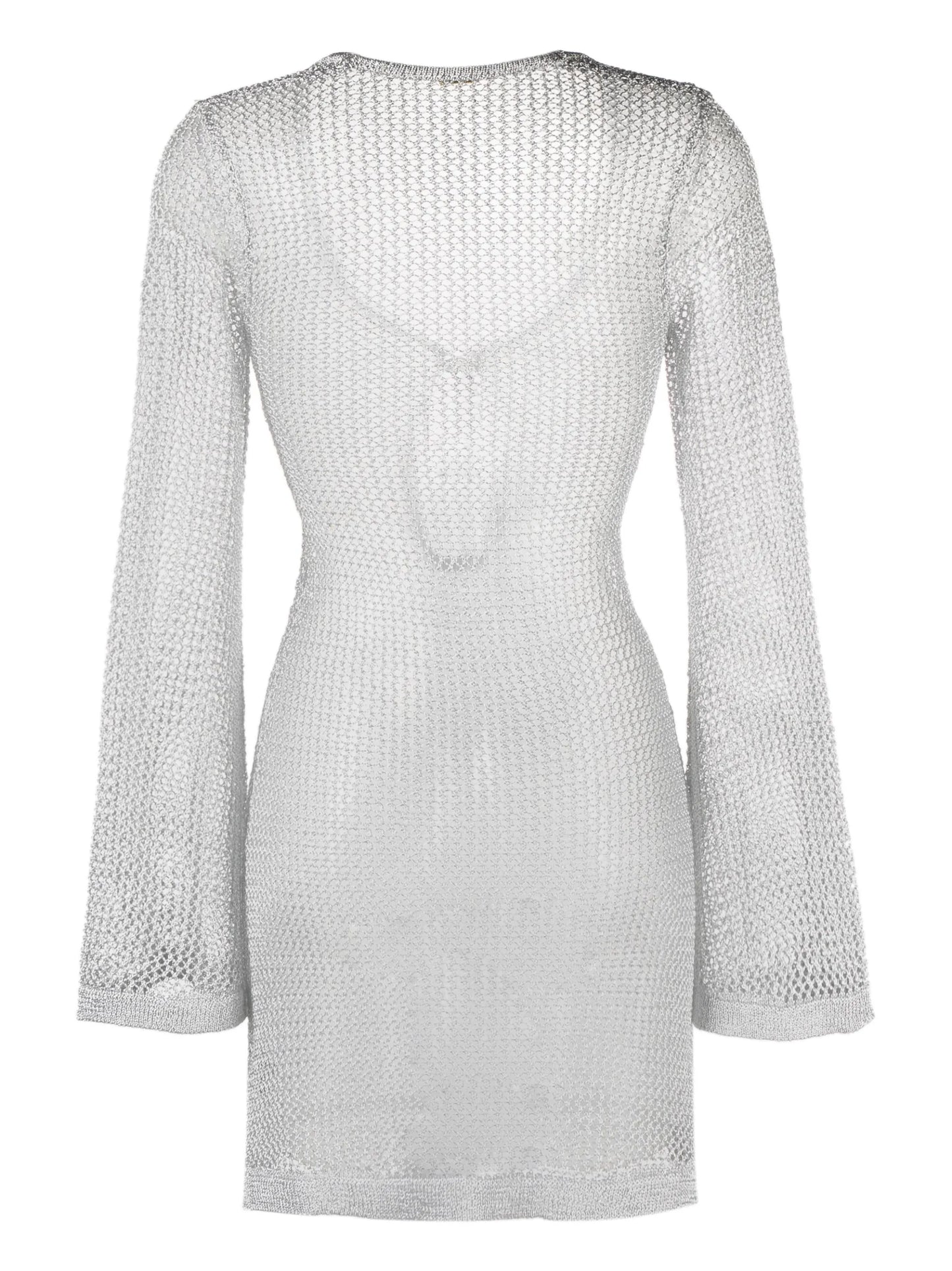 cut-out knitted dress
