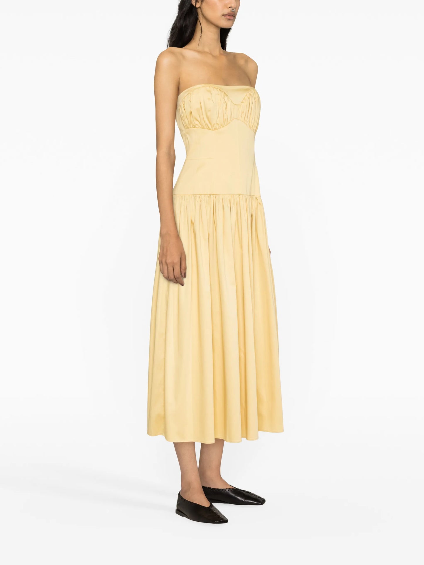 Lauryn strapless midi dress