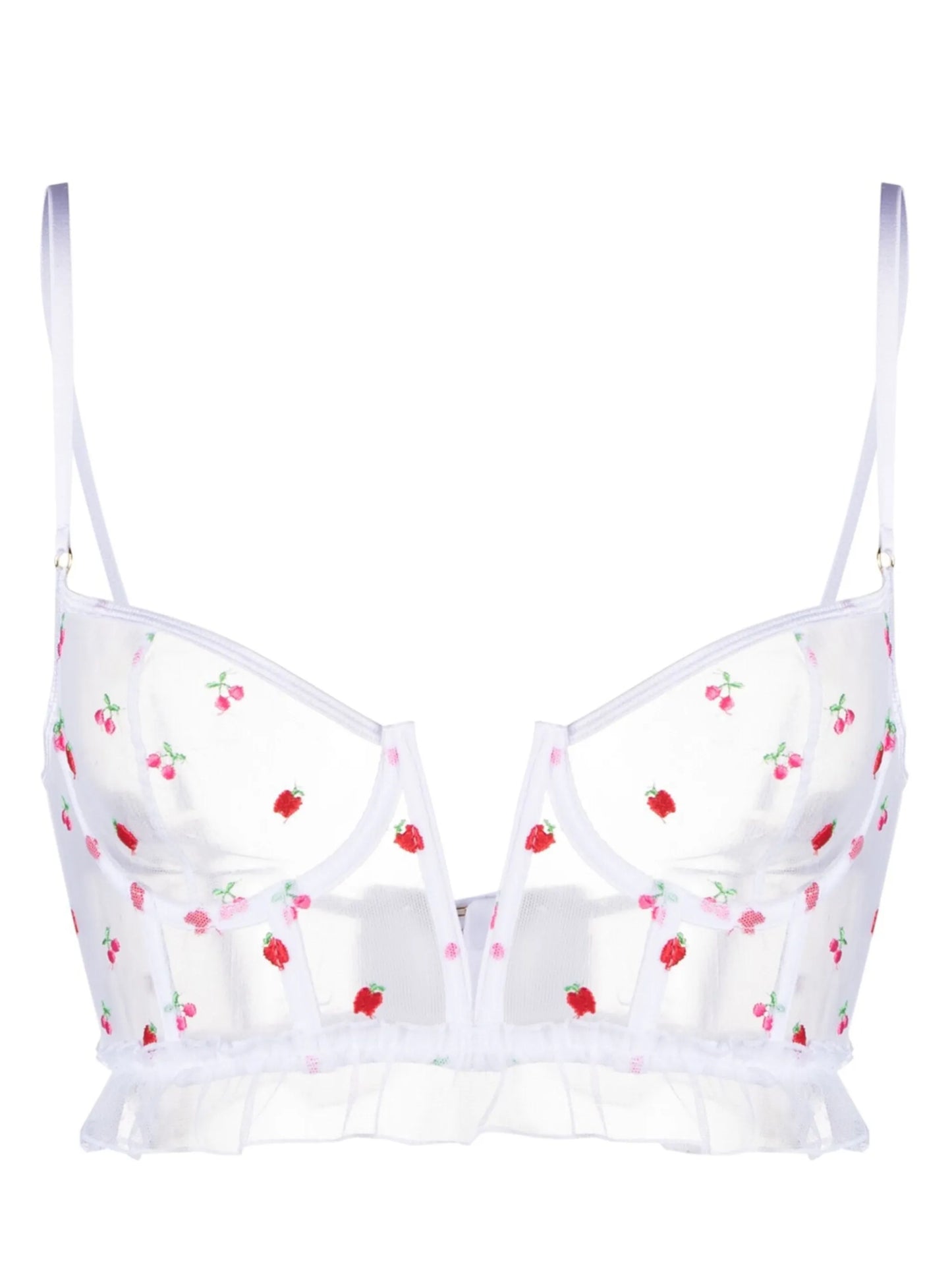 Pomme embroidered corset