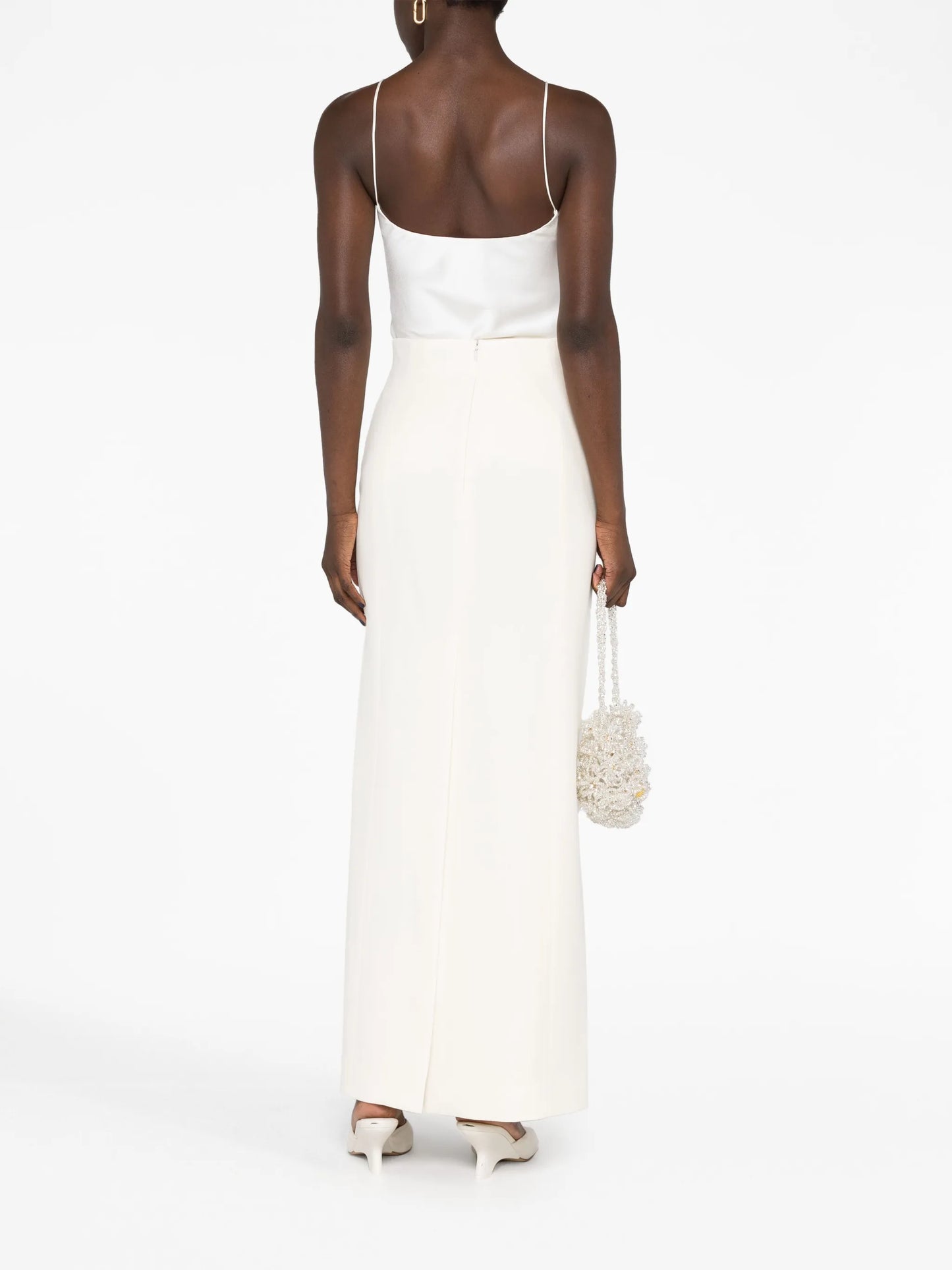 Column wool skirt