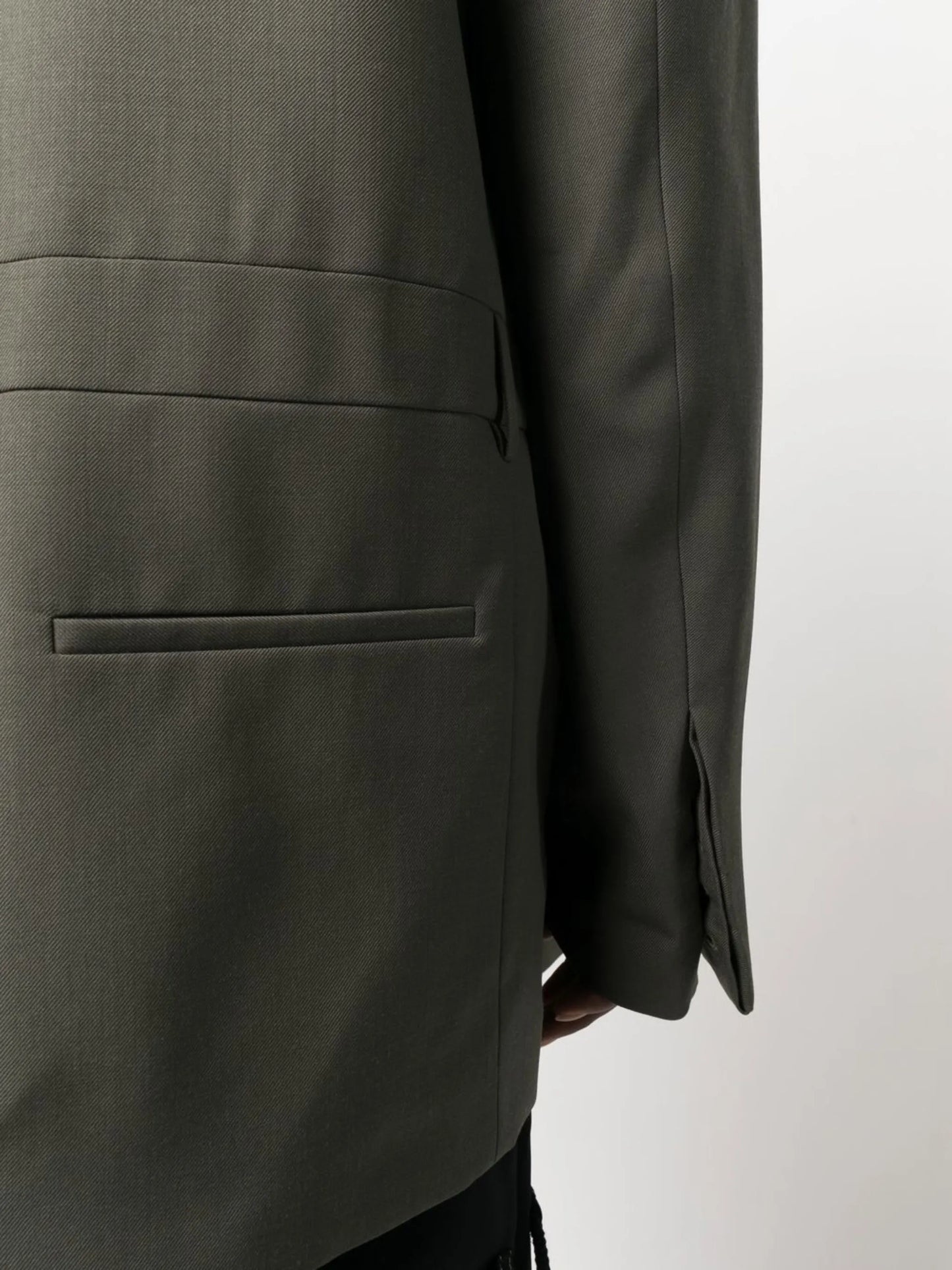 wool single-breasted blazer