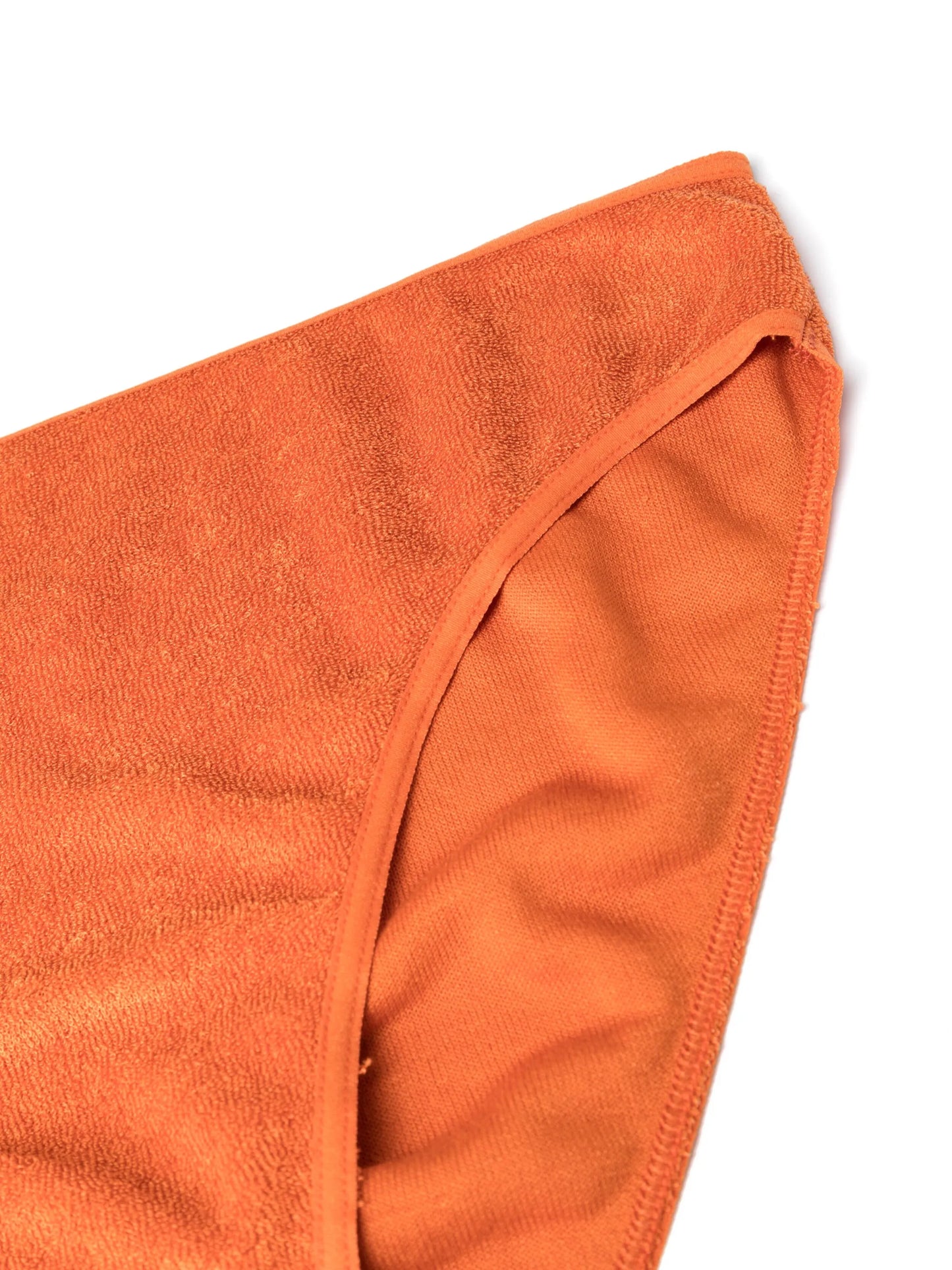 towelling-finish briefs