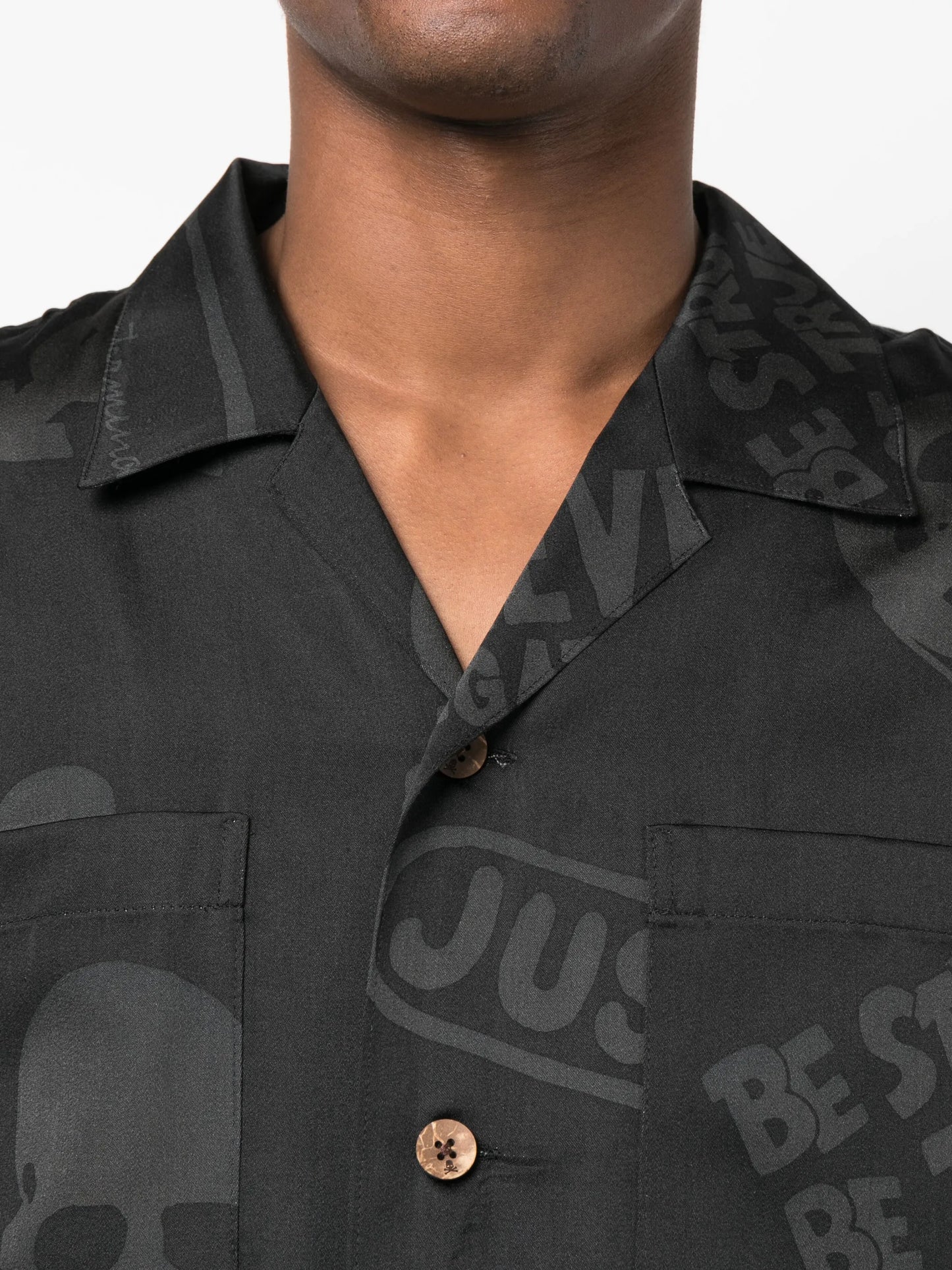 logo-print short-sleeve shirt