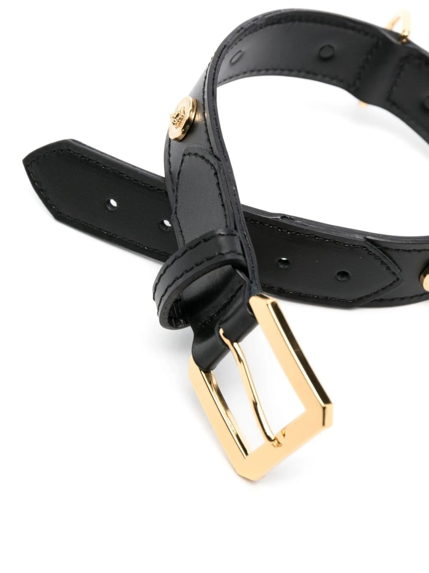 studded leather pet collar