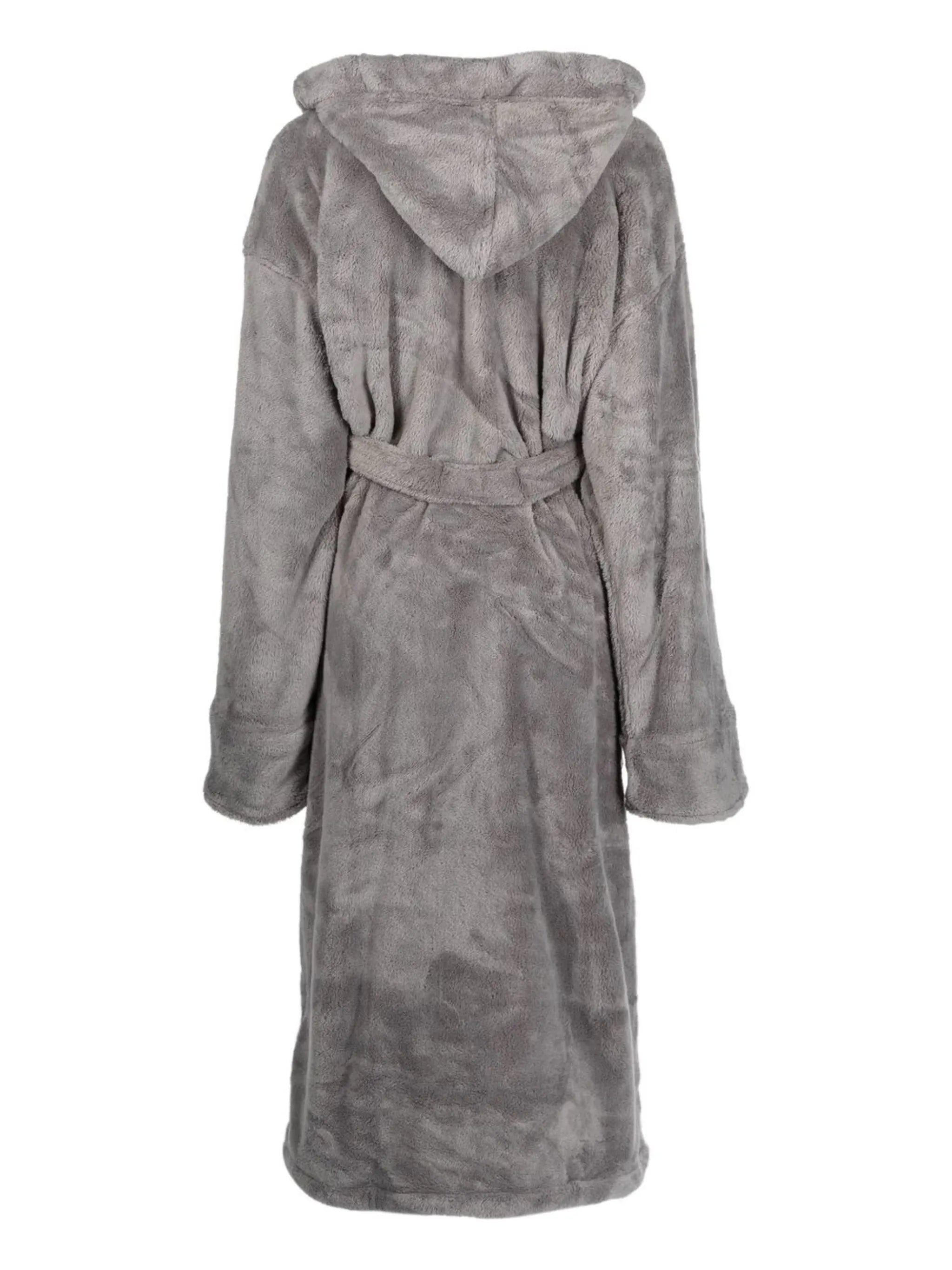 House logo-embroidered robe