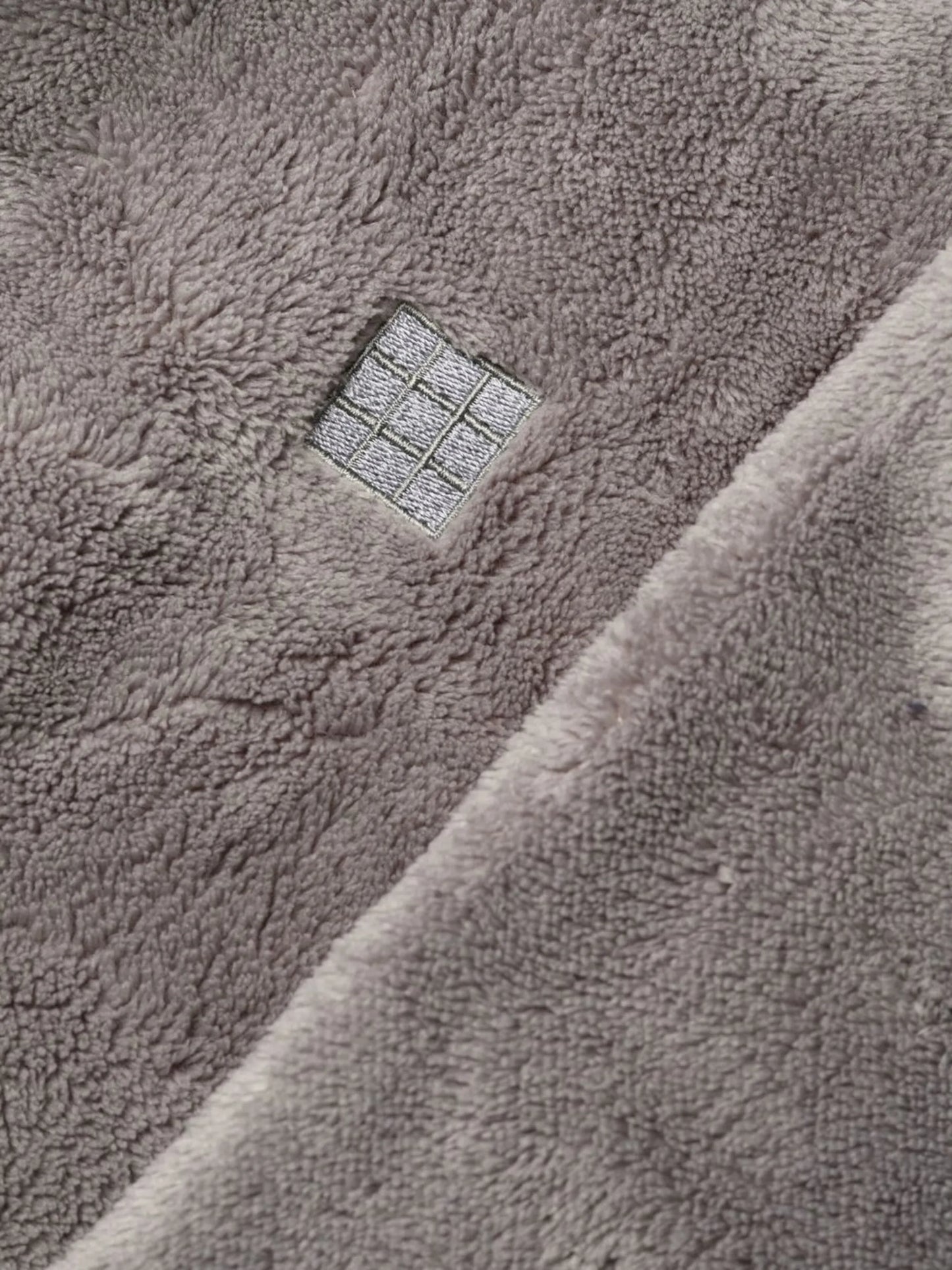 House logo-embroidered robe