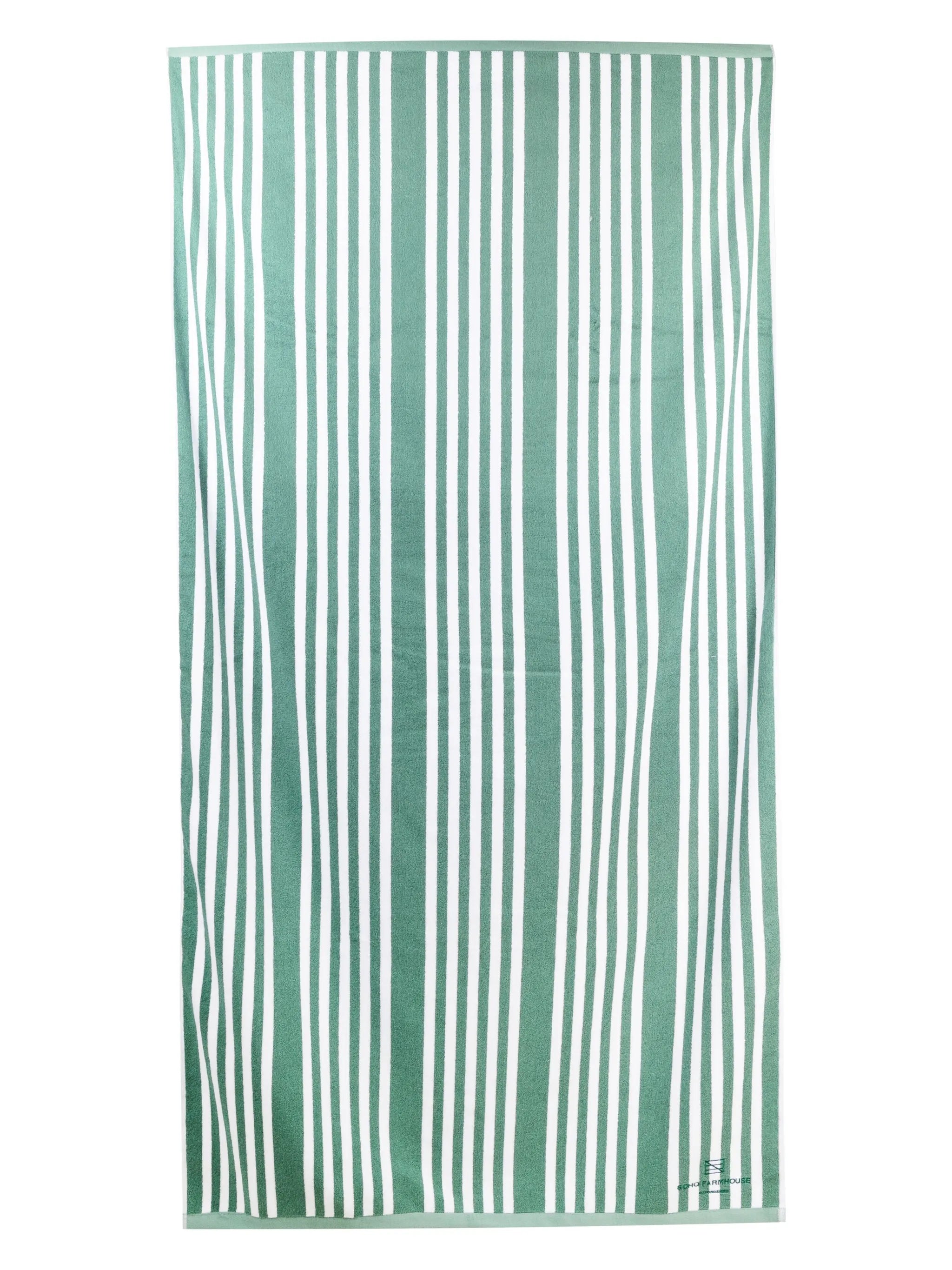 embroidered-logo cotton pool towel