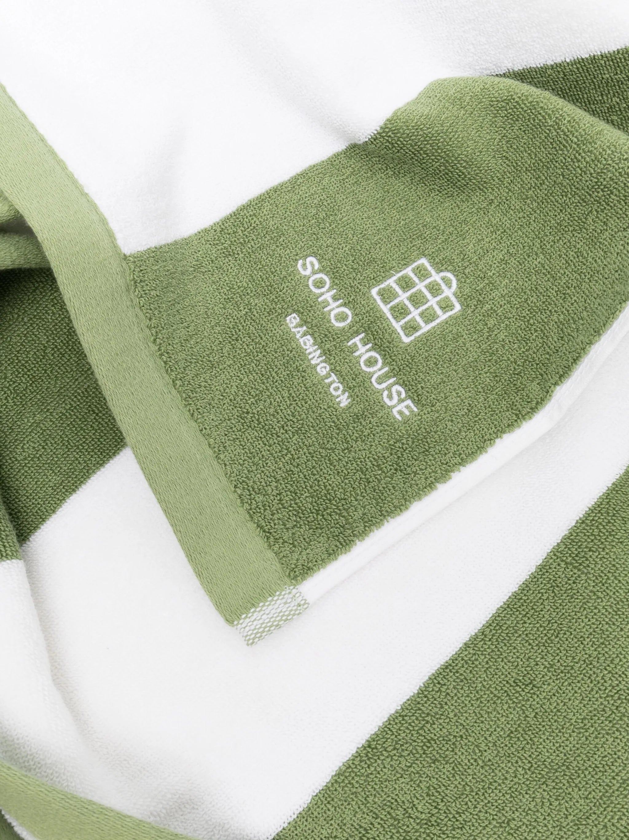 striped cotton towel