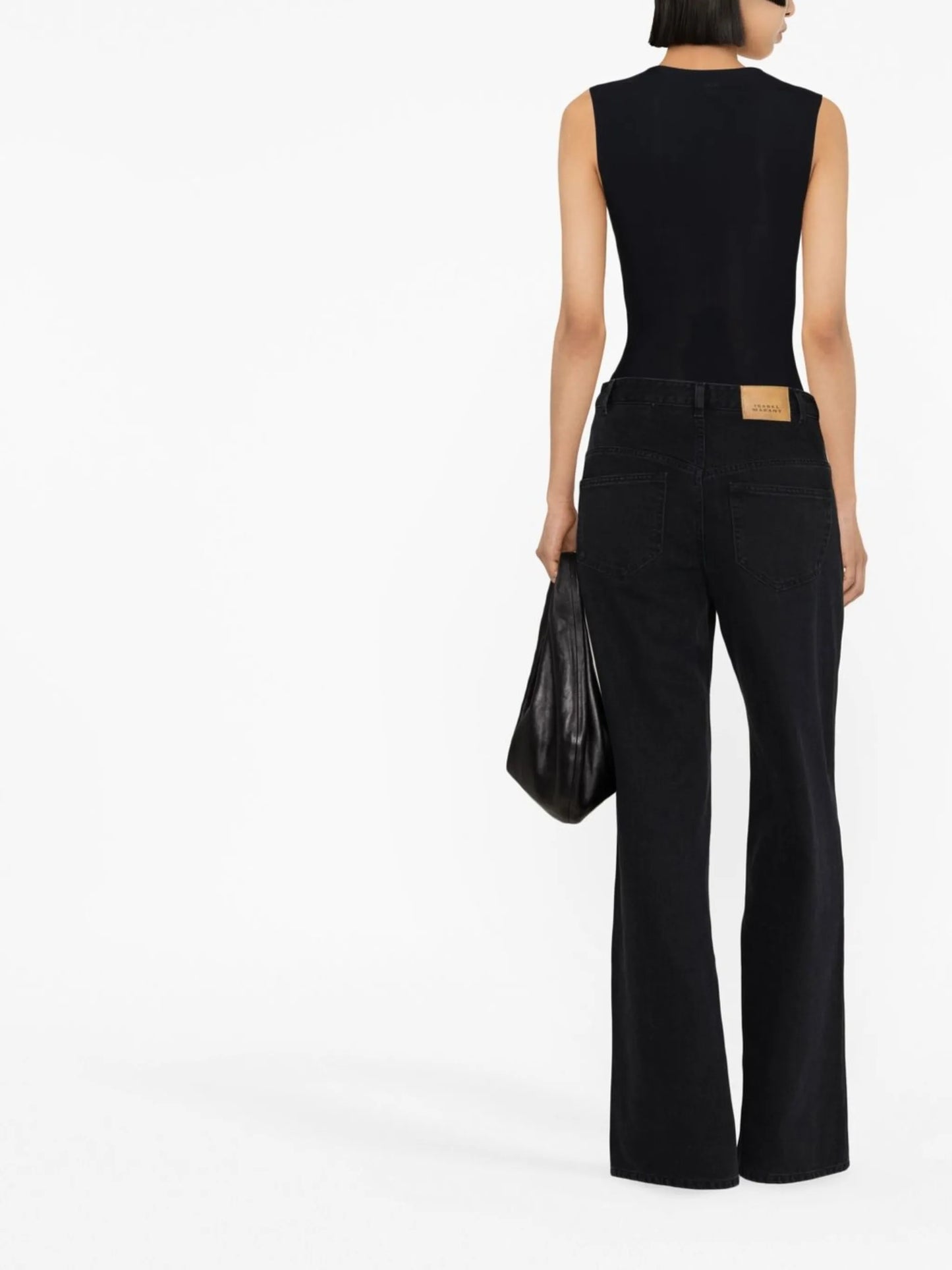 Lemony wide-leg jeans