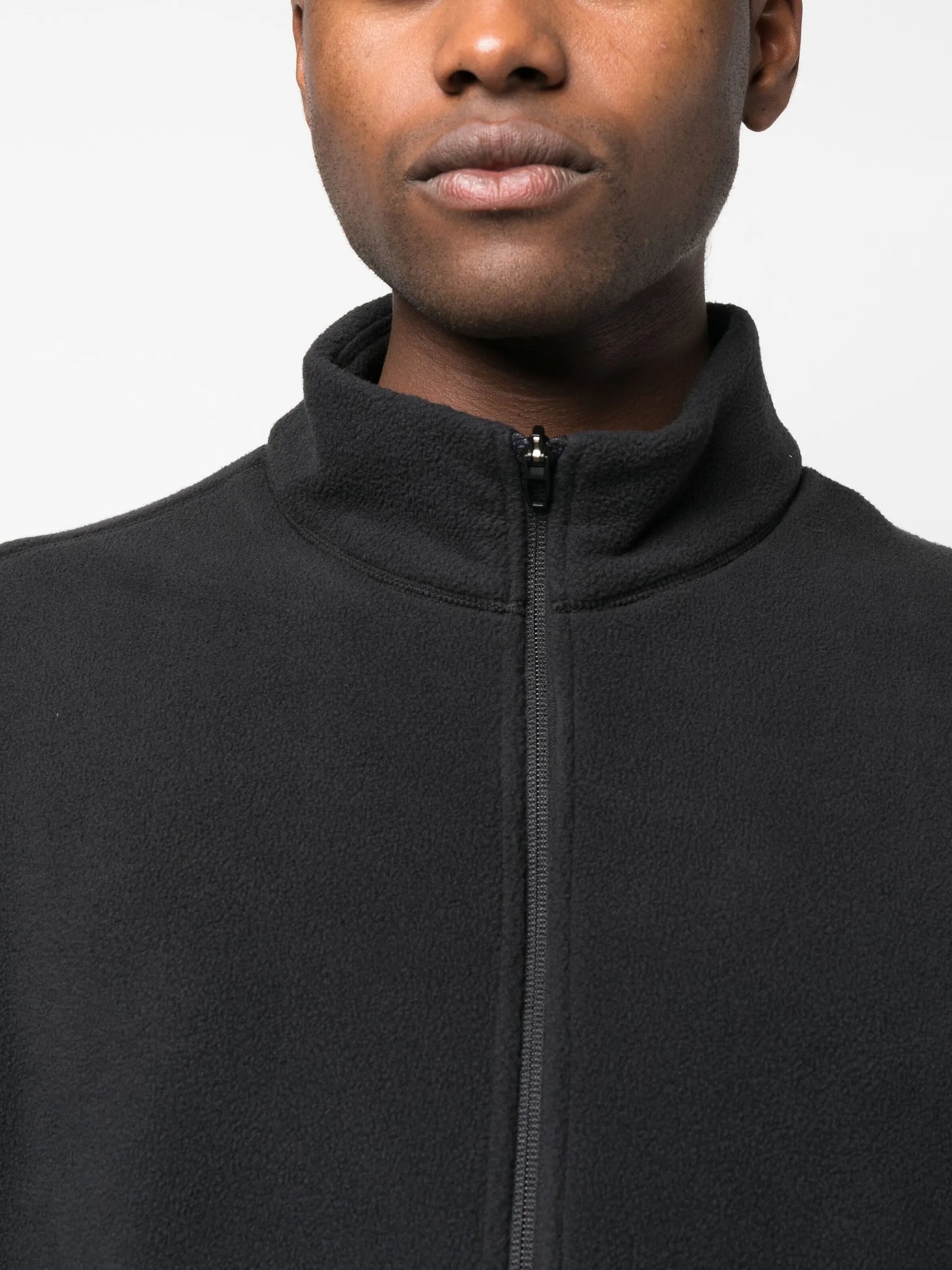 half-zip polar fleece top