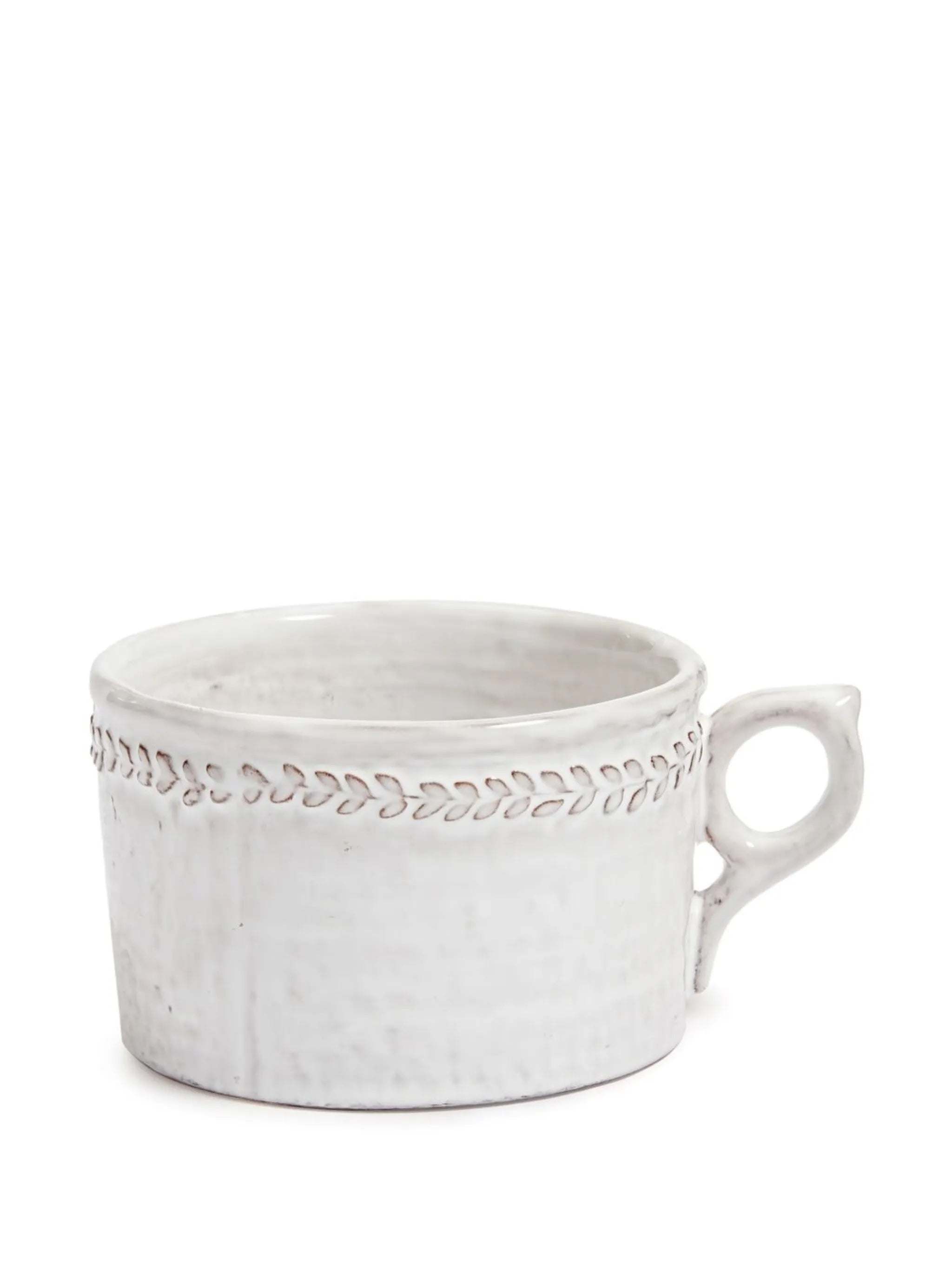 Hillcrest leaf-detail mug set