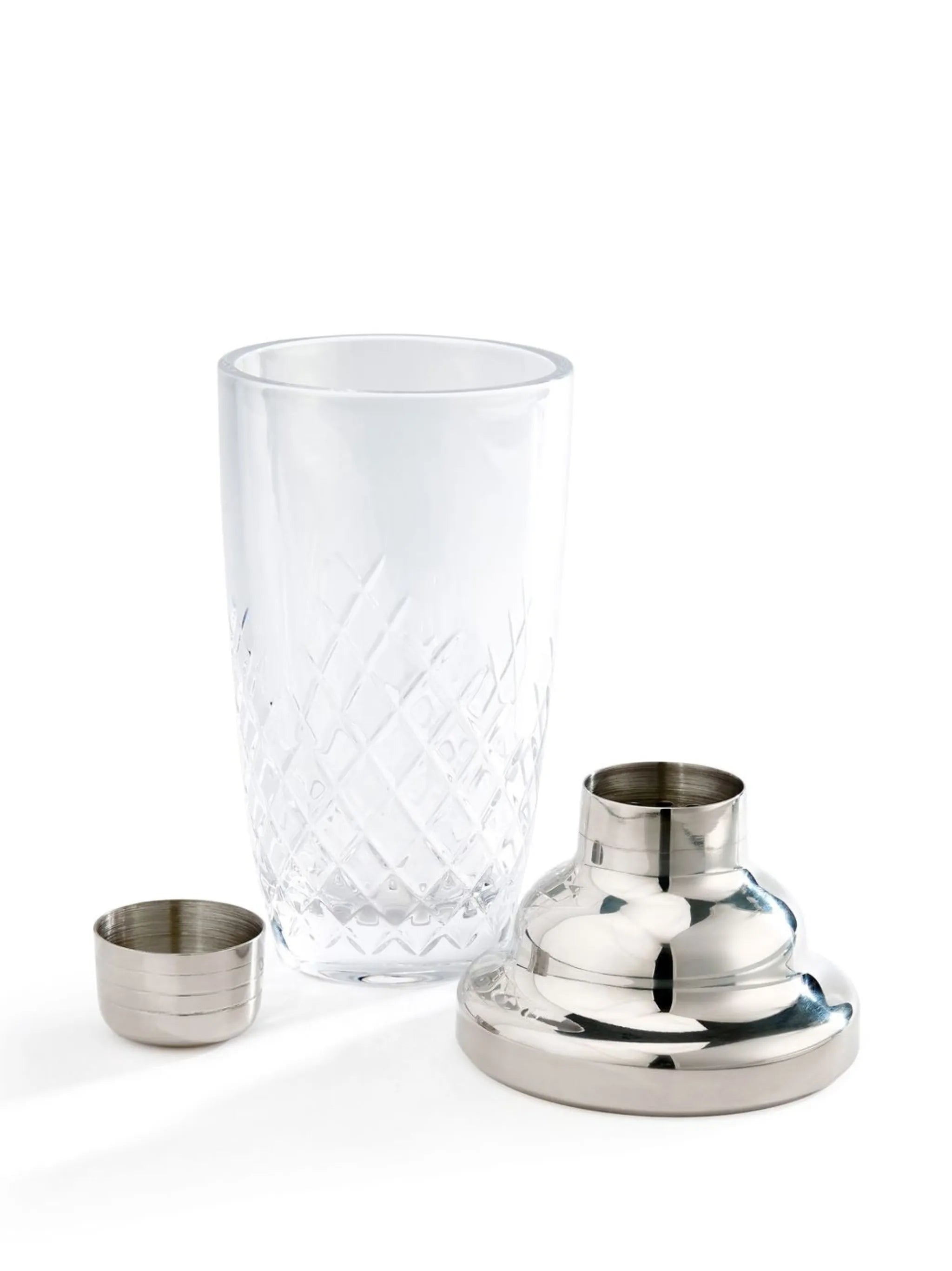 Barwell crystal martini shaker