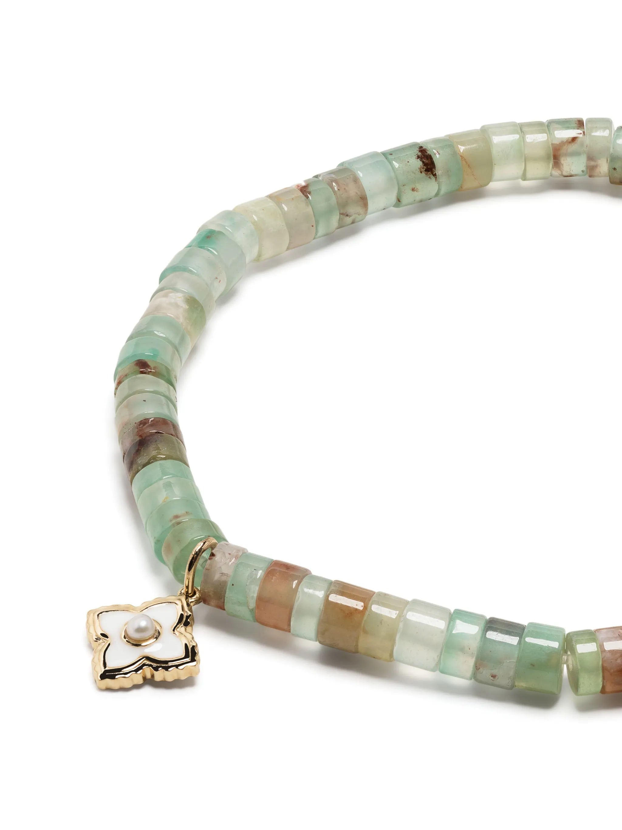 14kt yellow gold Moroccan Flower quartz bracelet