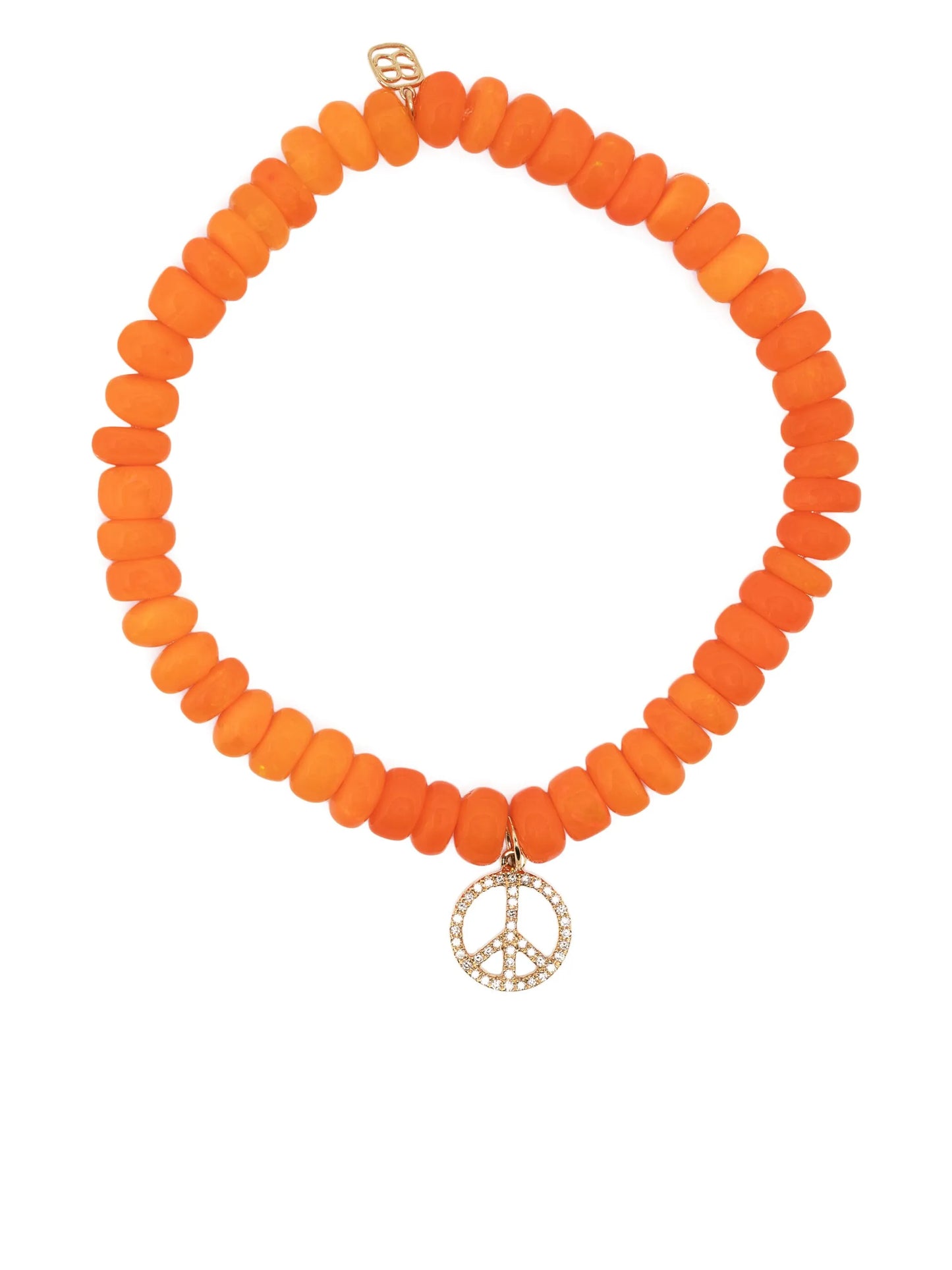 14kt yellow gold opal charm bracelet