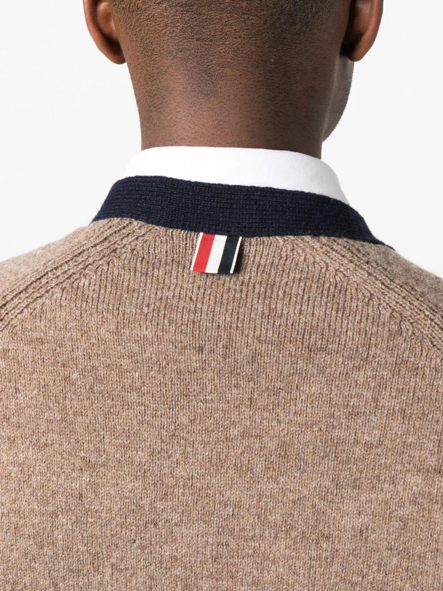 4-Bar woollen cardigan