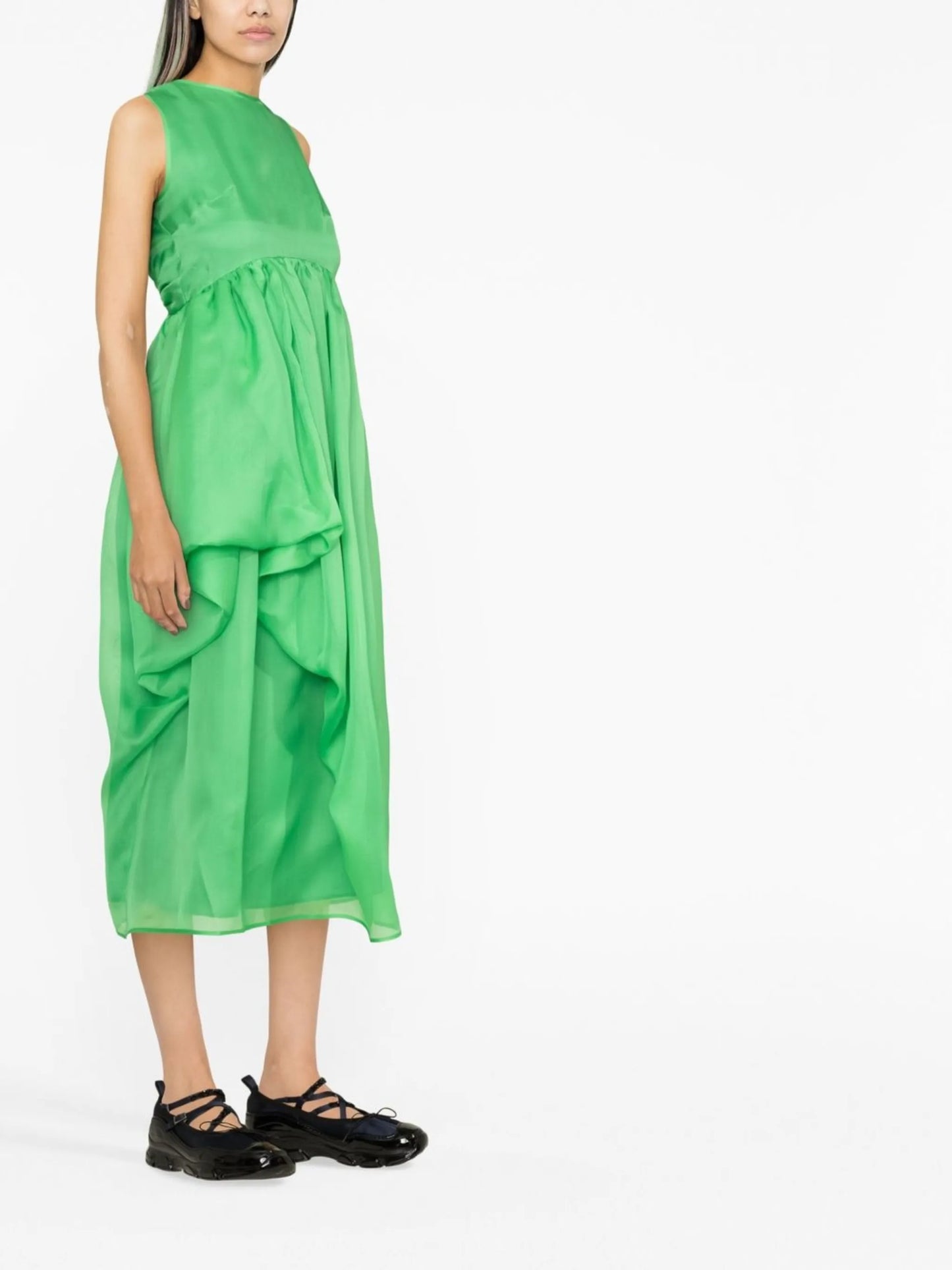 asymmetric sleeveless dress