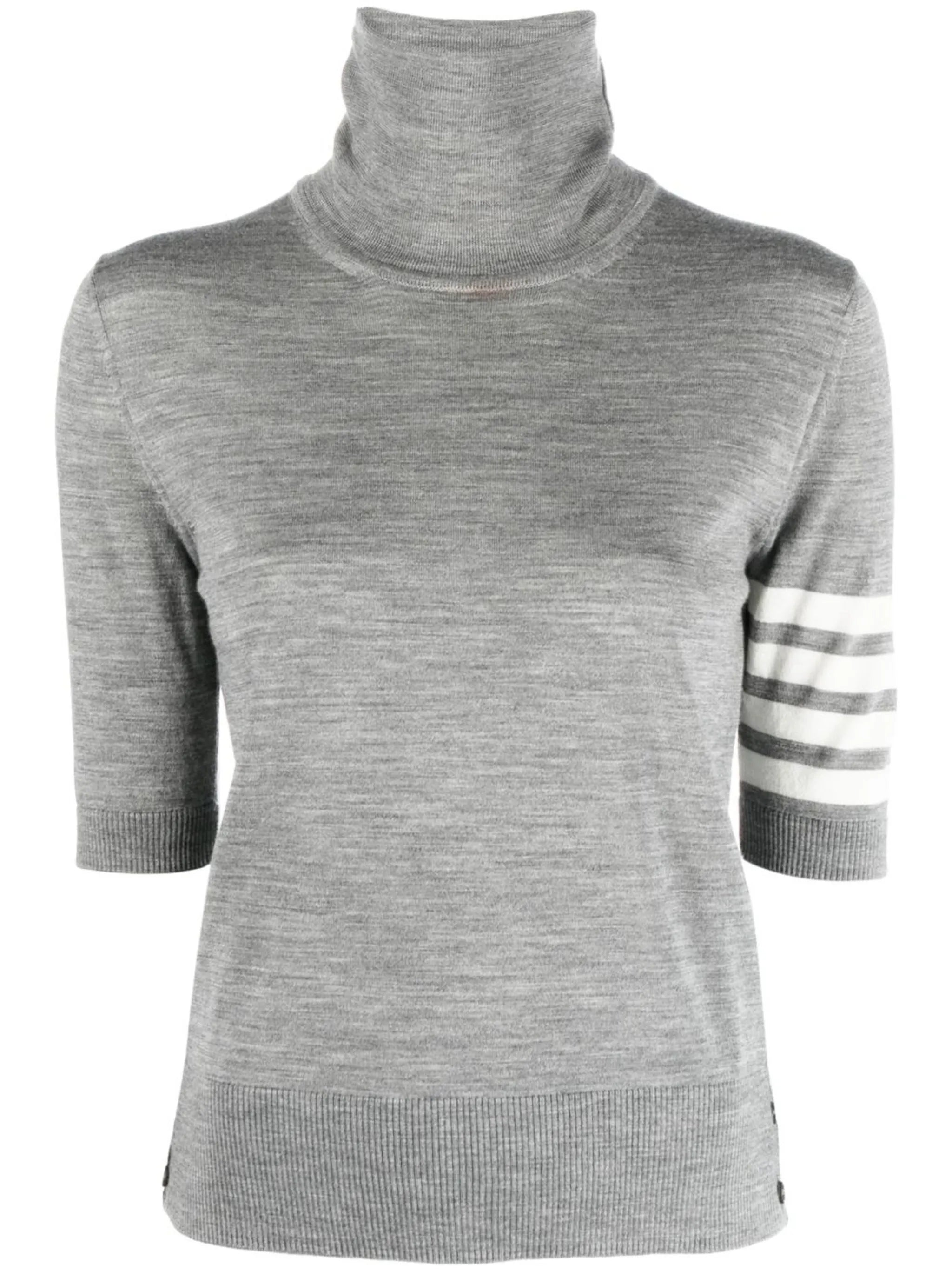turtleneck short-sleeve jumper
